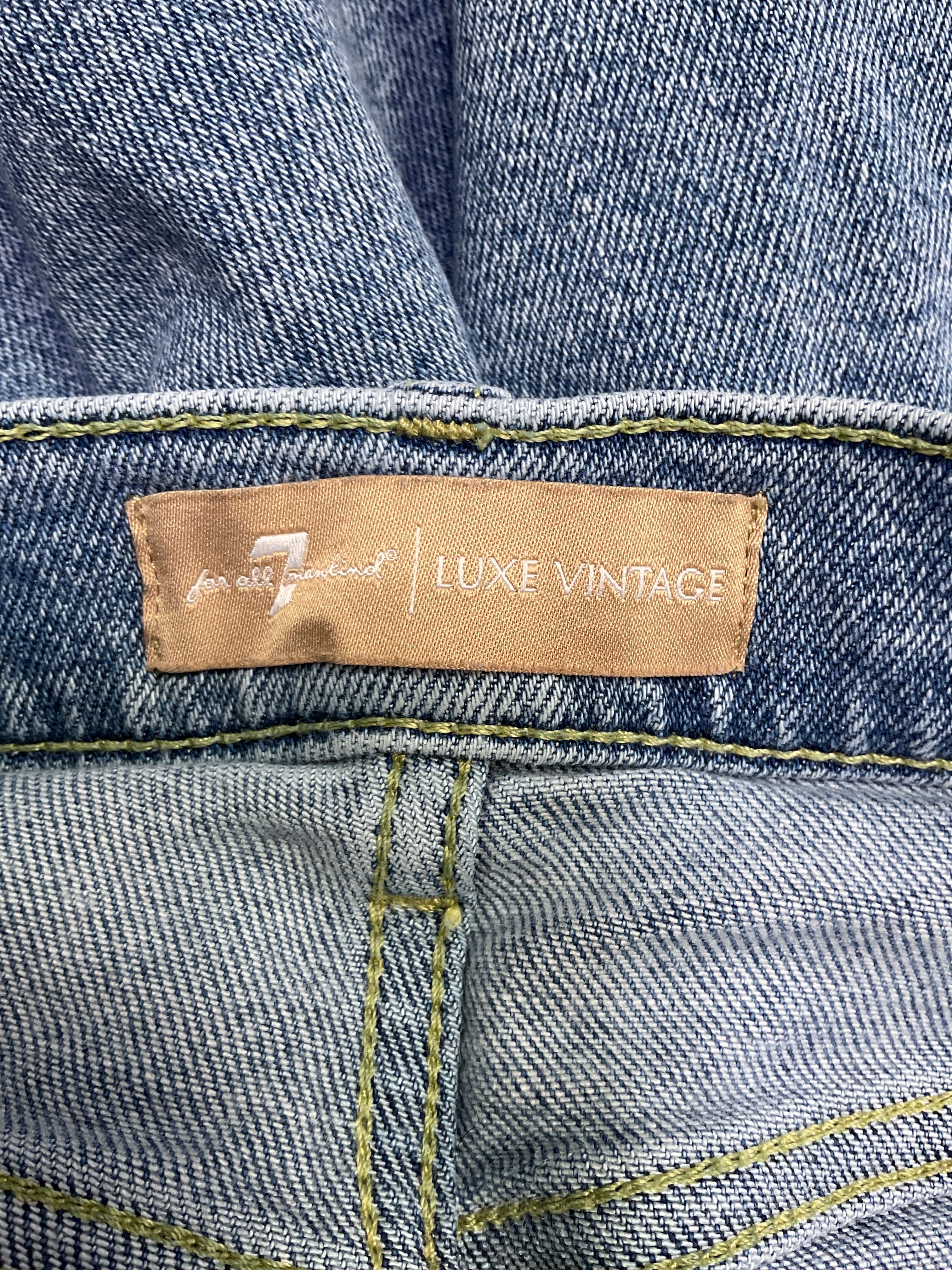 7 For All Mankind Ultra High Rise Jo Wide Leg Jeans - Image 4