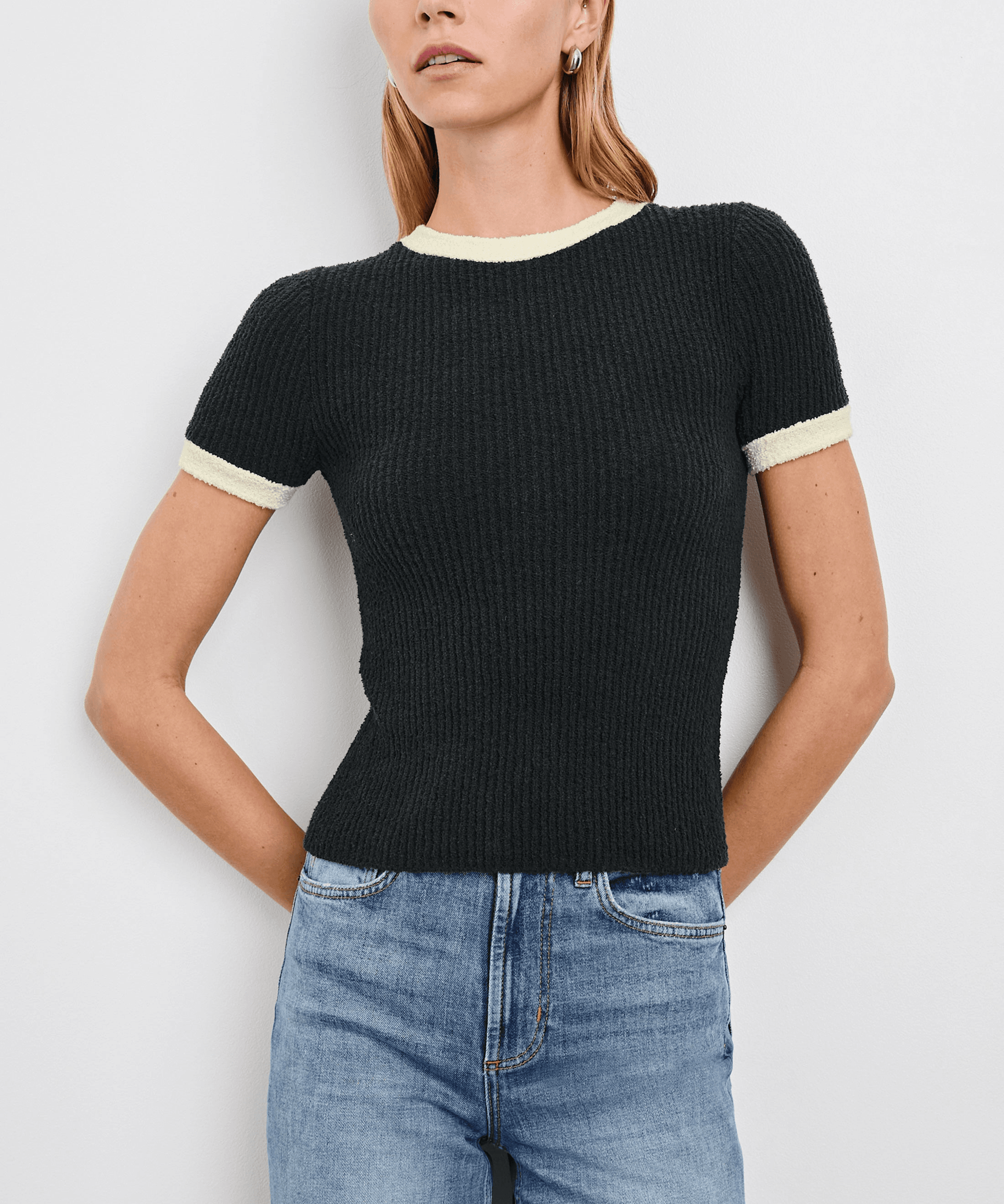 Meredith Top - Black Ivory - Image 1