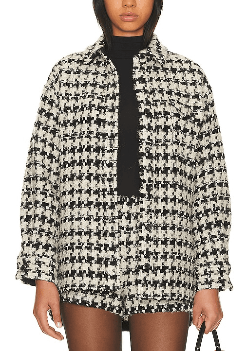 Simon Jacket In Black & White - Image 1
