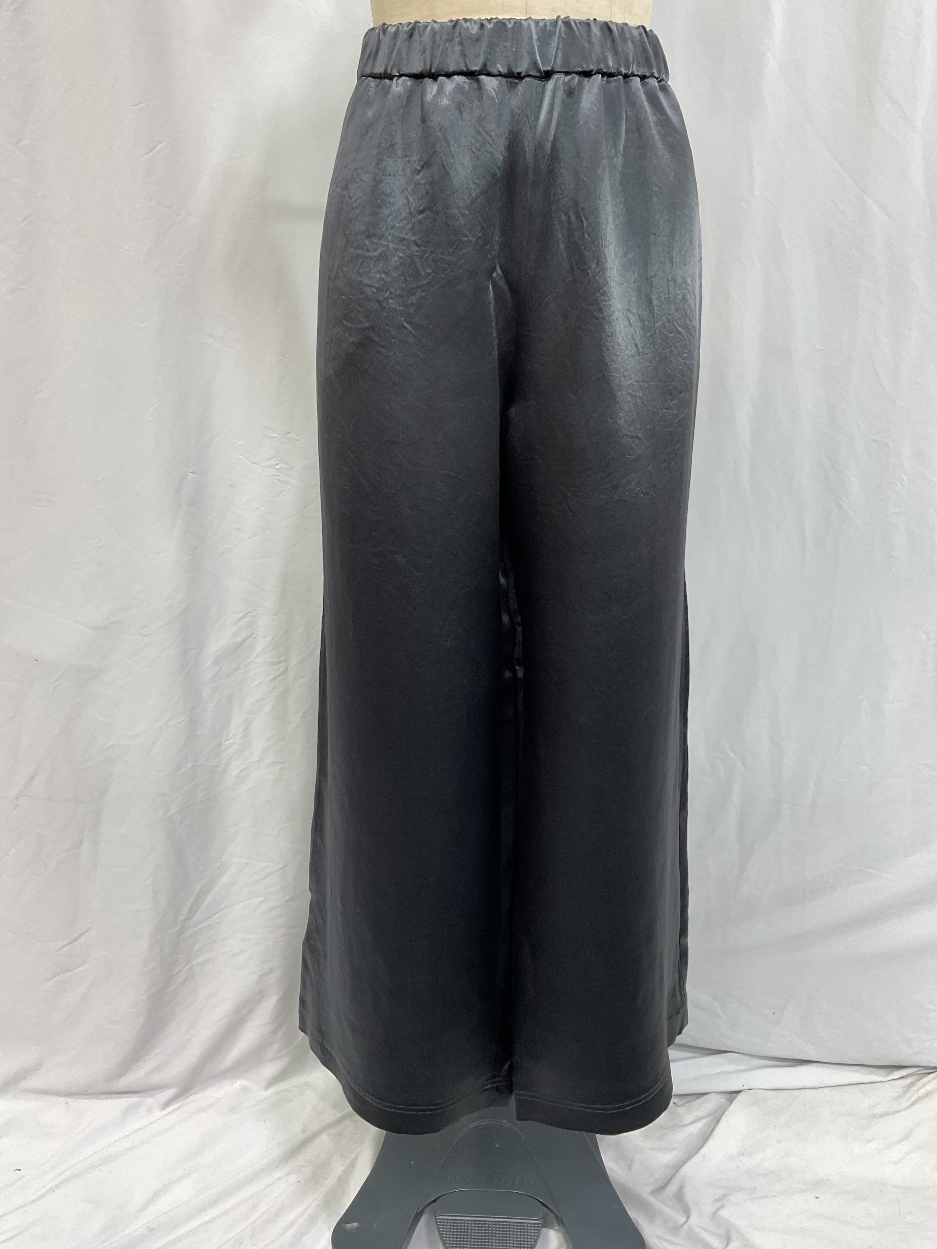 Leisure Acanto Hammered-Satin Wide-Leg Pants - Image 2