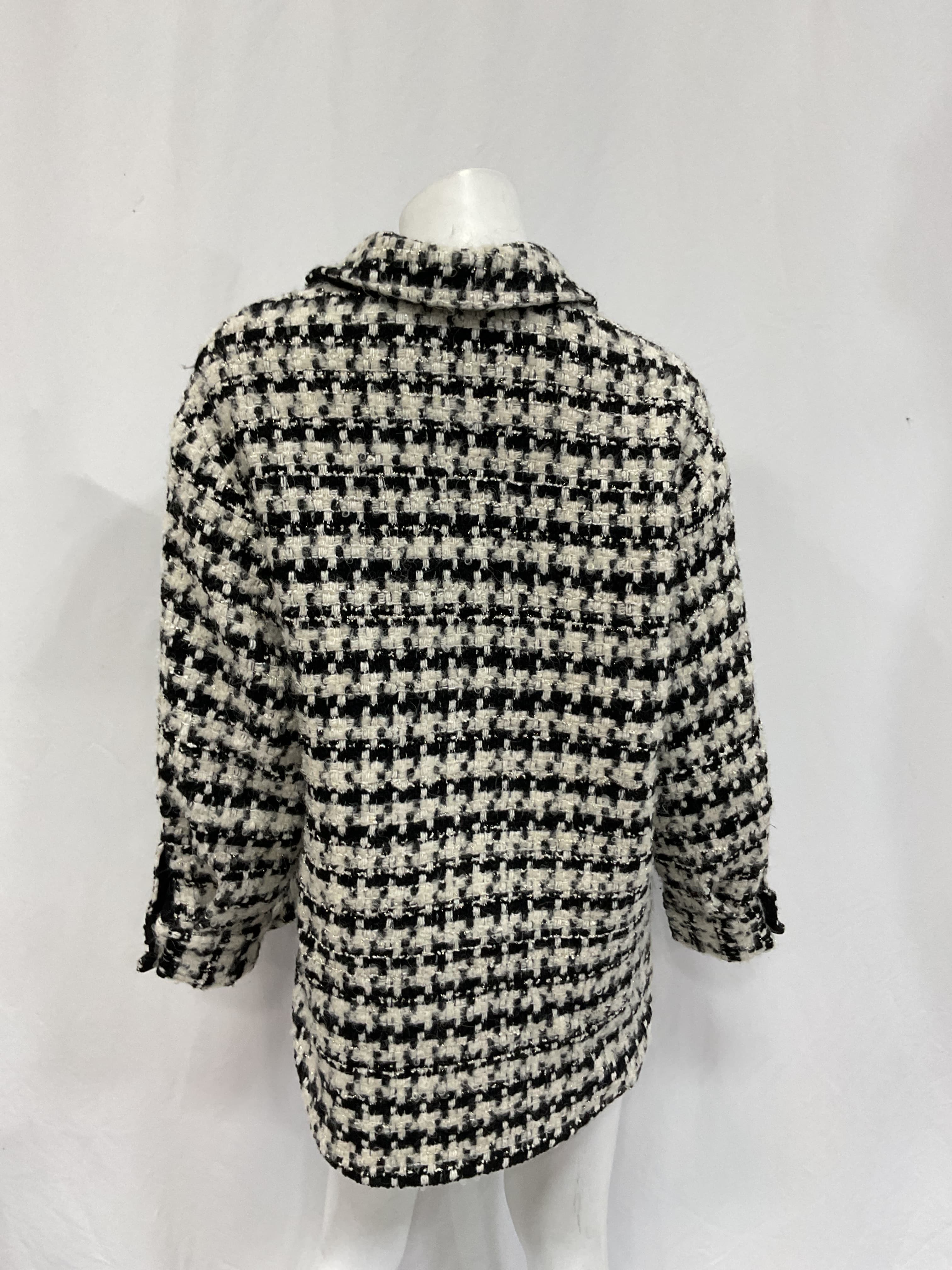 Simon Jacket In Black & White - Image 2