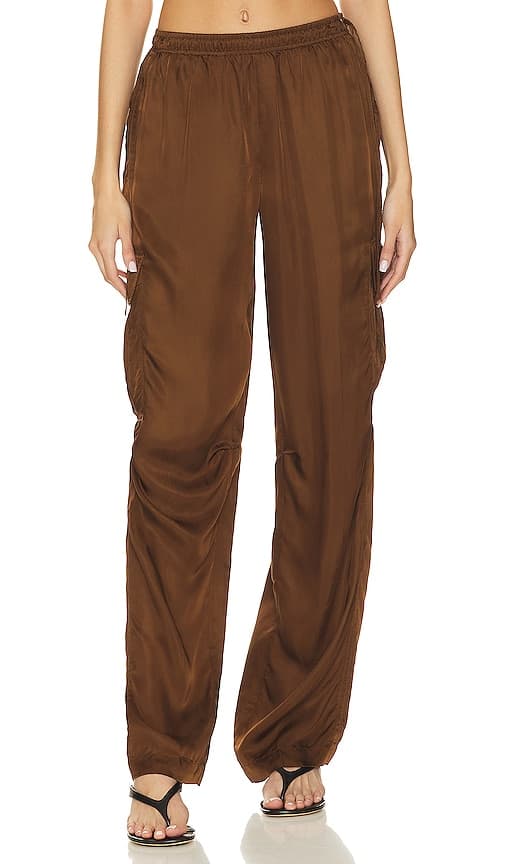 Pull On Cargo Pant In Cigar - Image 1