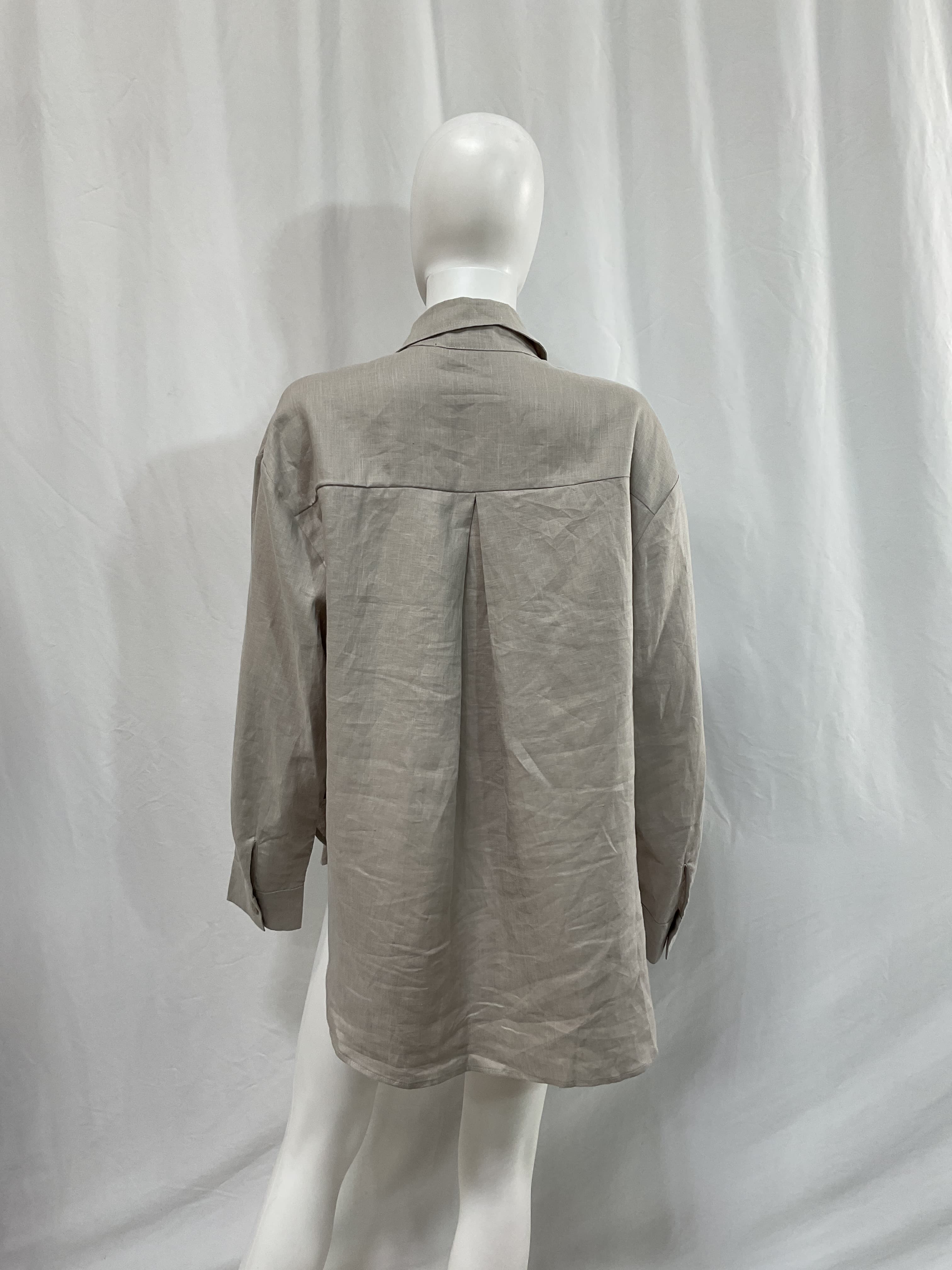 Linen Shirt In Mist - Image 2