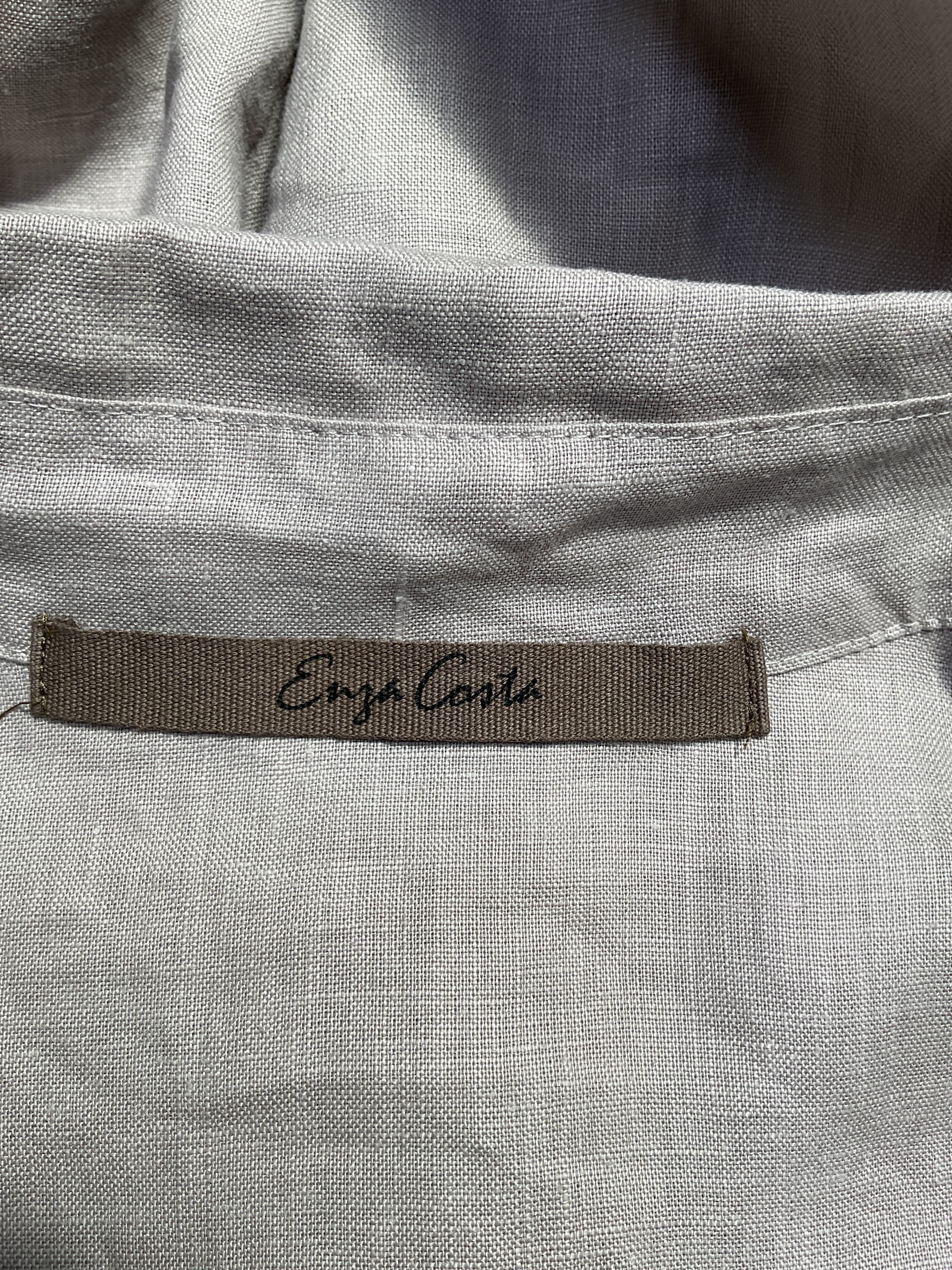 Linen Shirt In Mist - Image 4