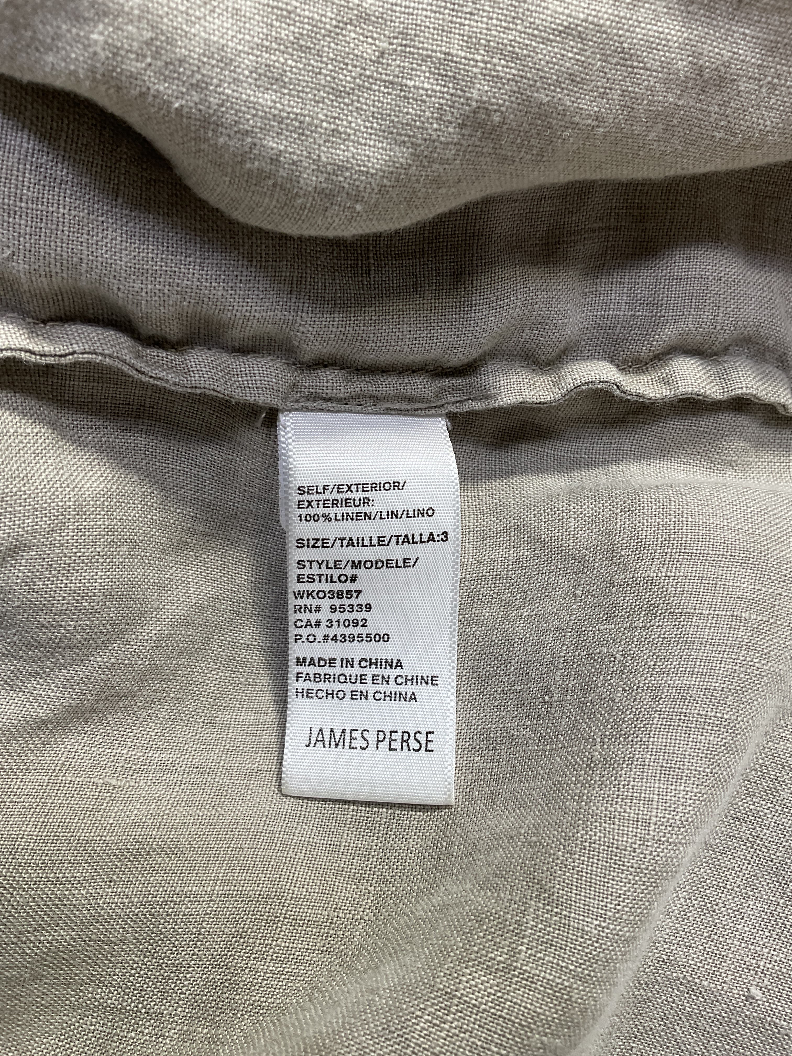 Light Weight Linen Shirt In Silt - Image 4