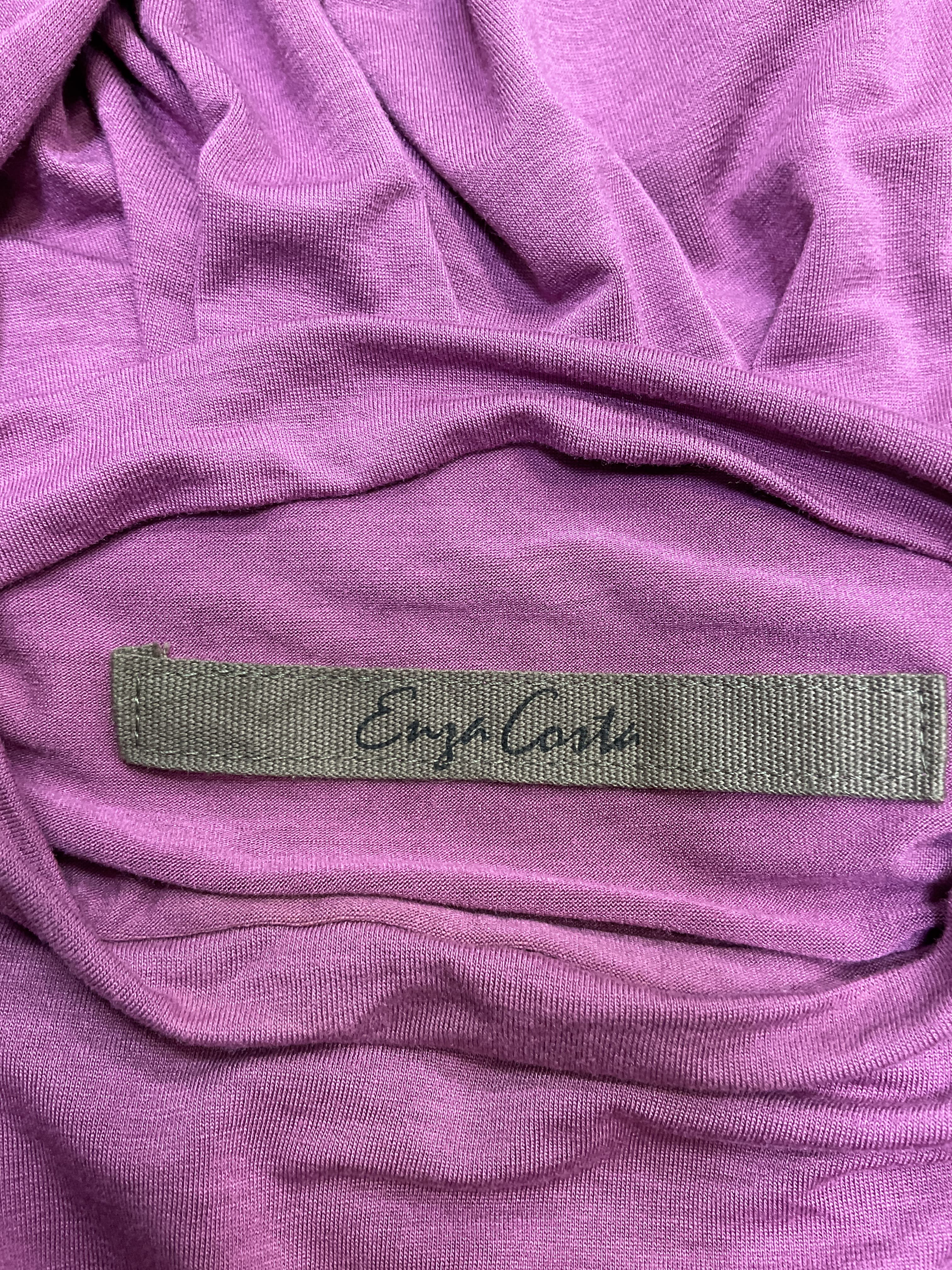 Viscose Jersey Twist Top In Rose Mauve - Image 4