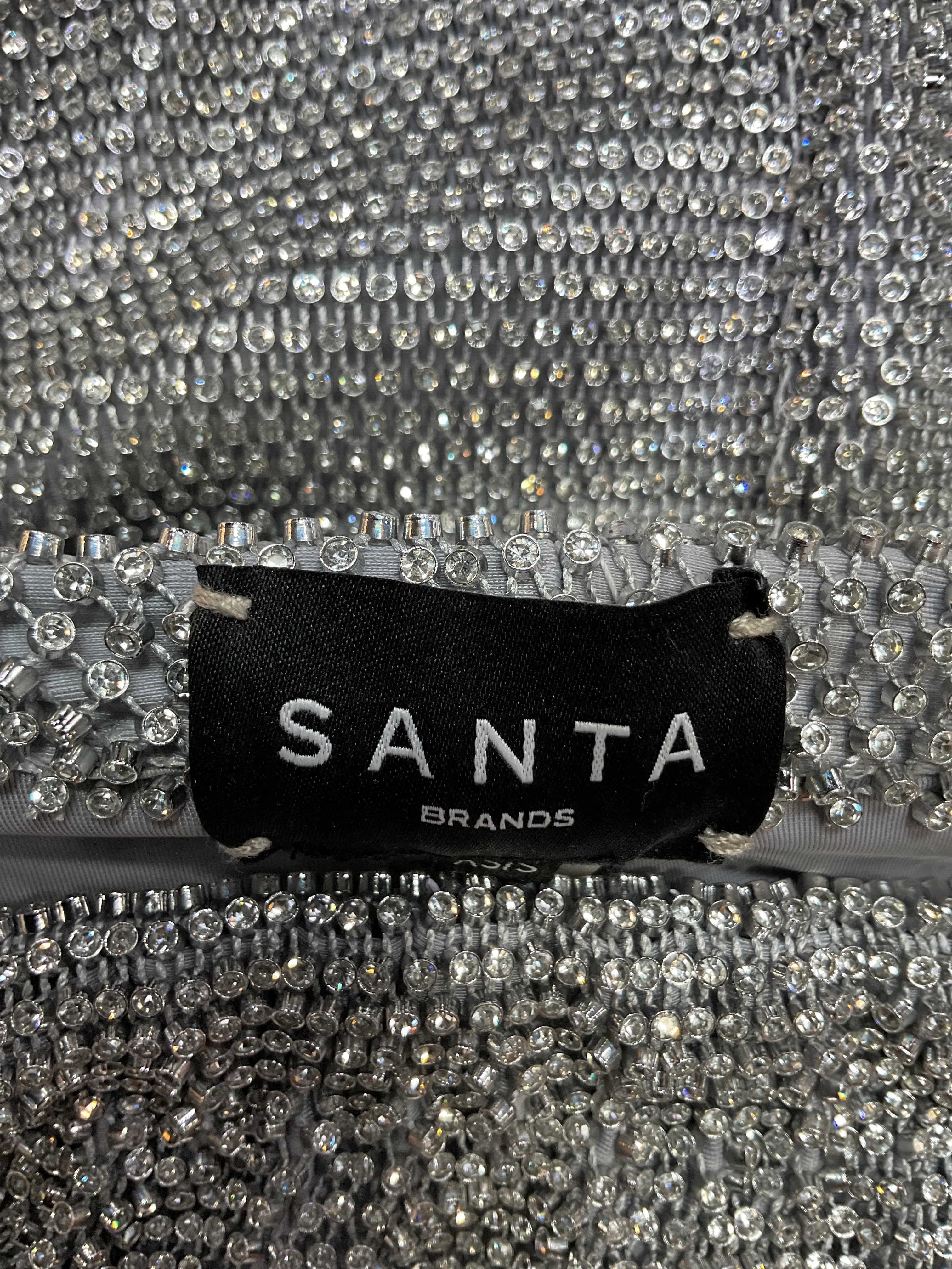 Santa Brands X Revolve Mini Skirt In Silver - Image 2