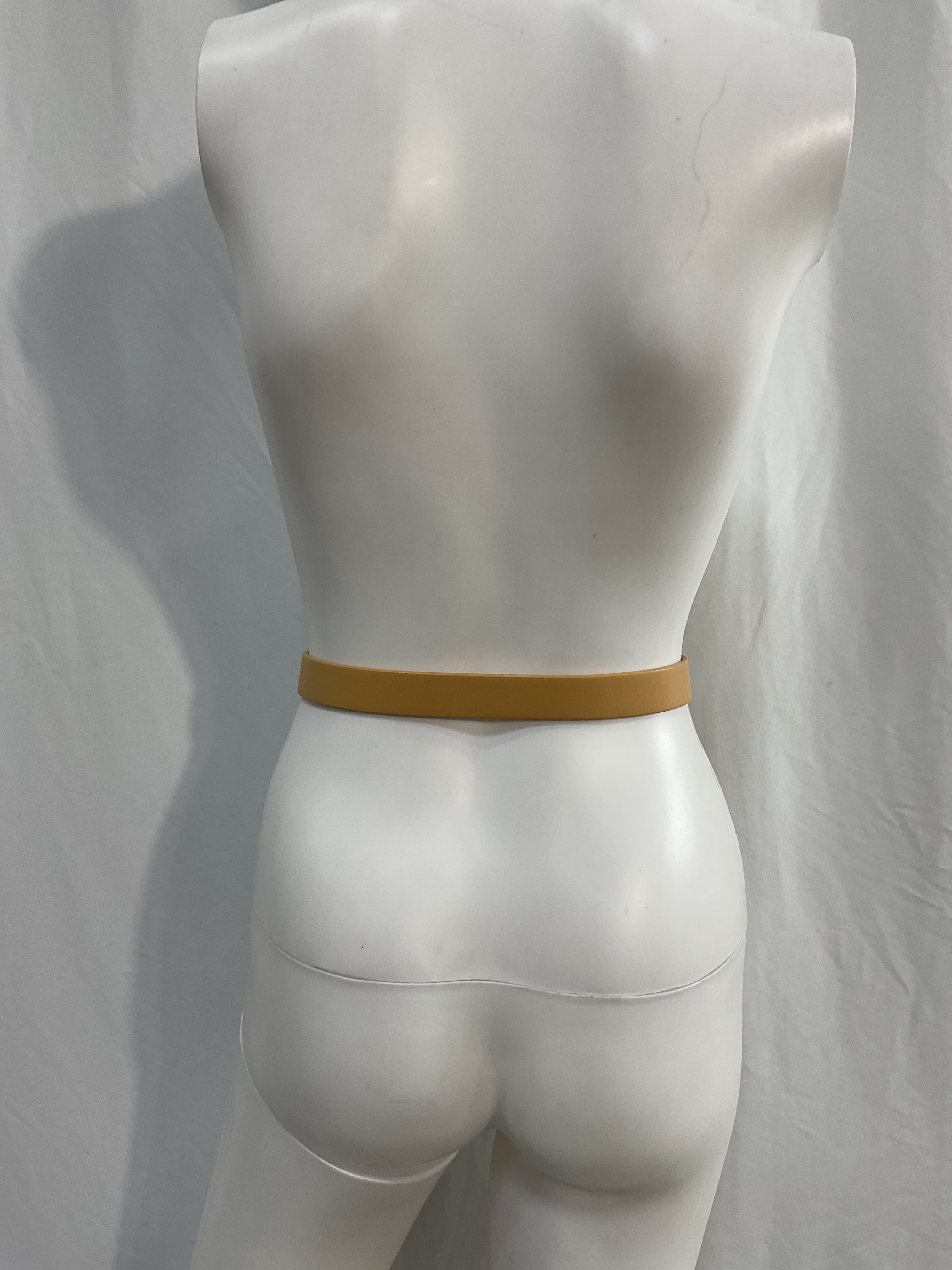 Metal Loops Belt In Almond & Gold - Image 3