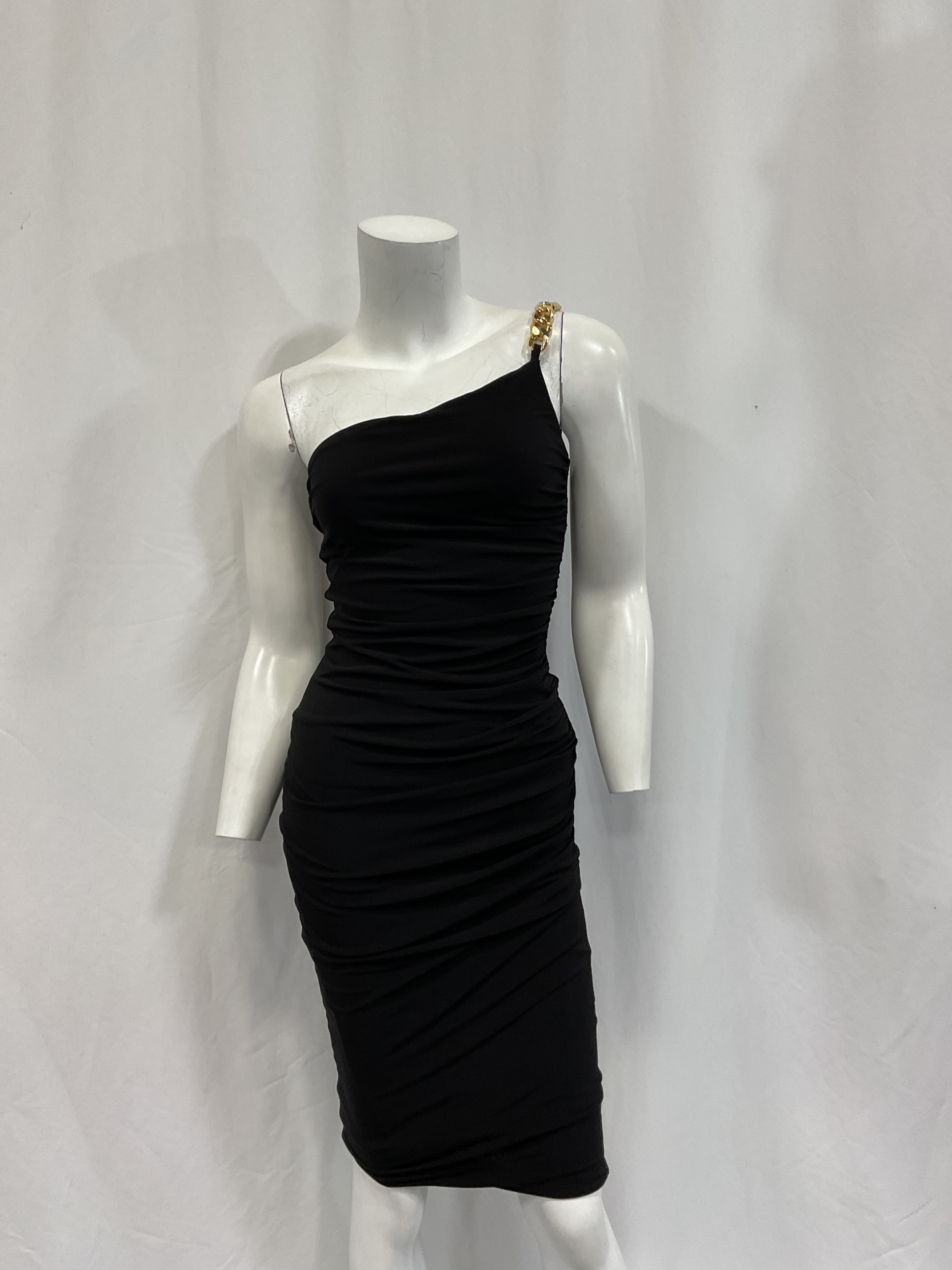 Alyssa Chain Midi In Black - Image 3