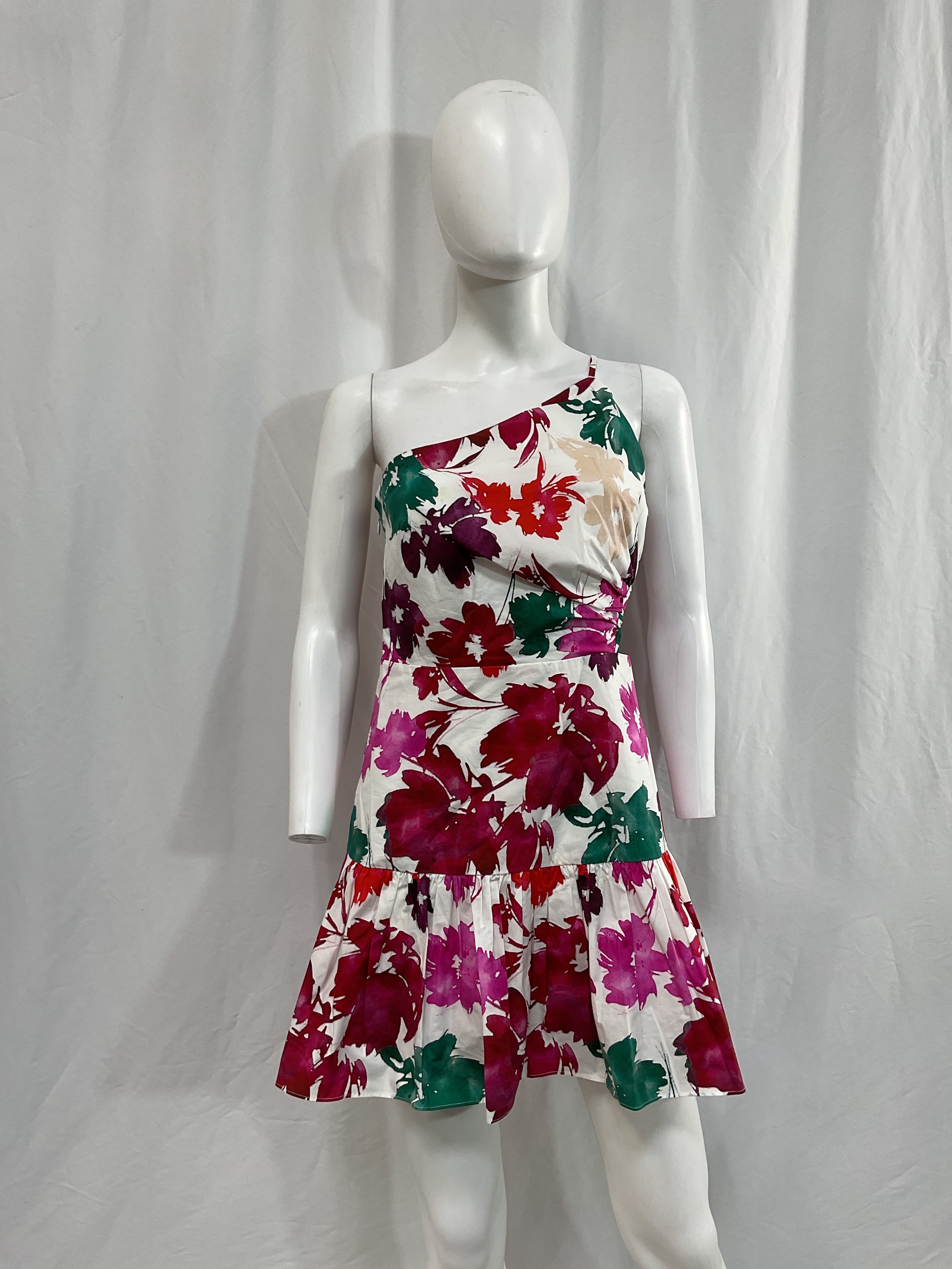 Brinlee Watercolor Silhouette Cutout Dress - Image 2