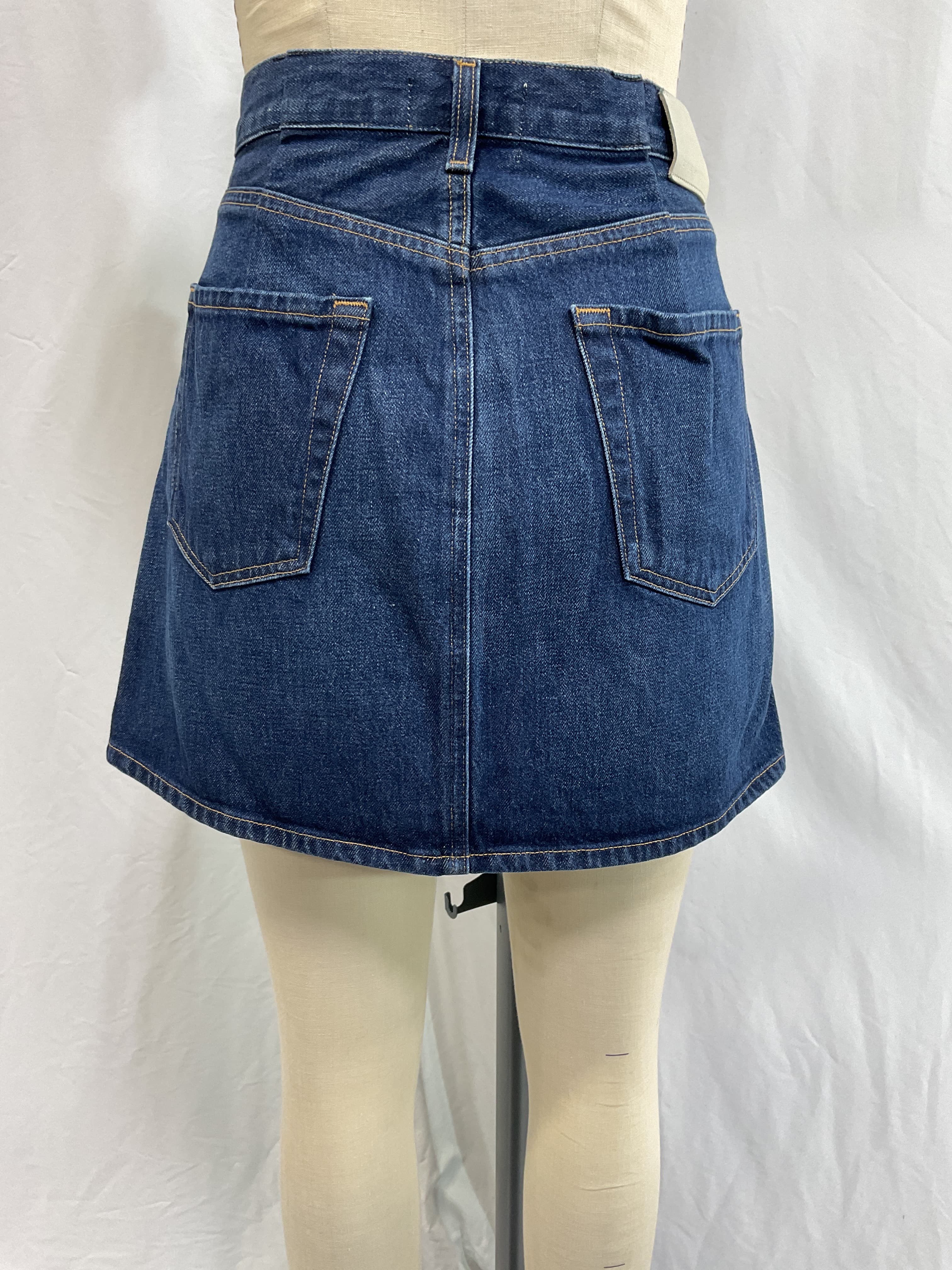 Denim Mini Skirt - Image 2
