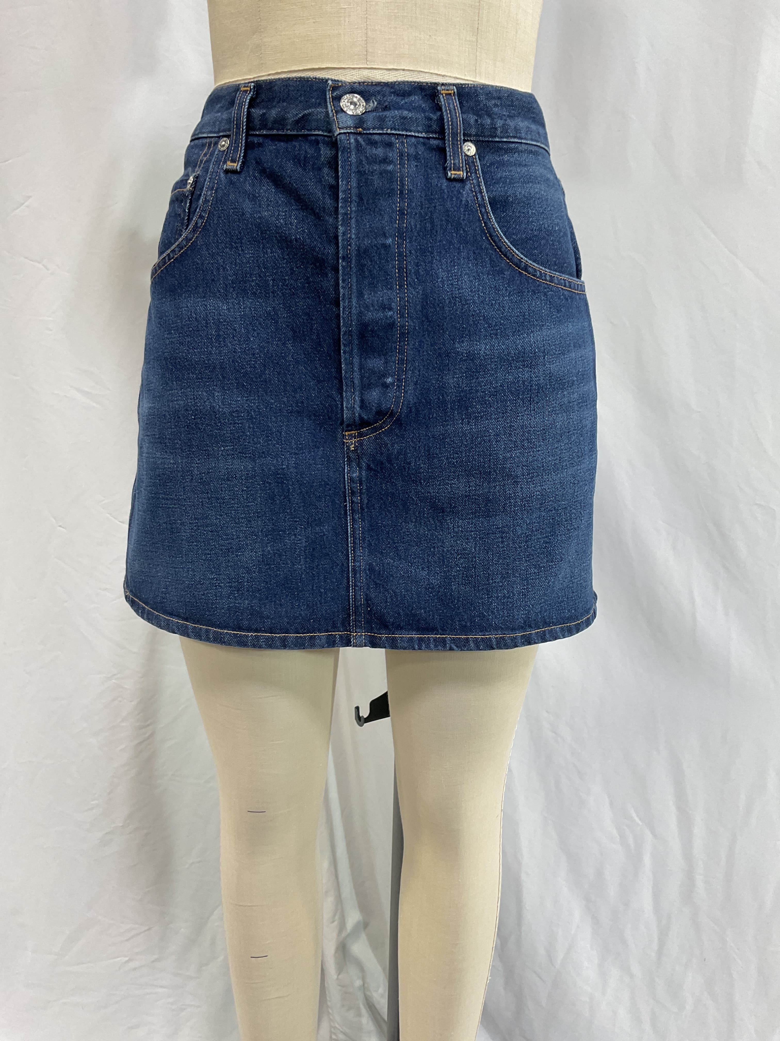 Denim Mini Skirt - Image 3