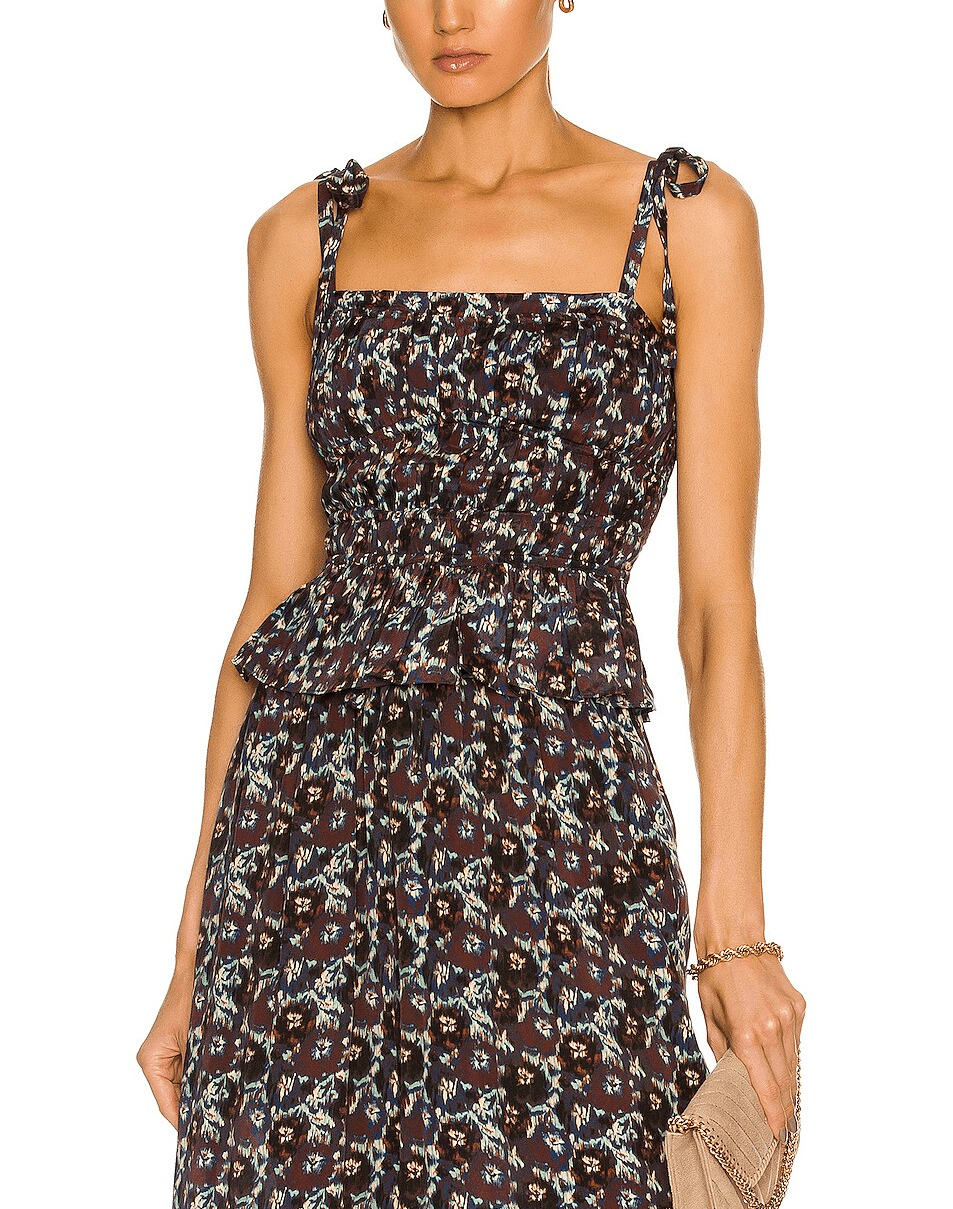 Nora Top In Cobalt - Image 1