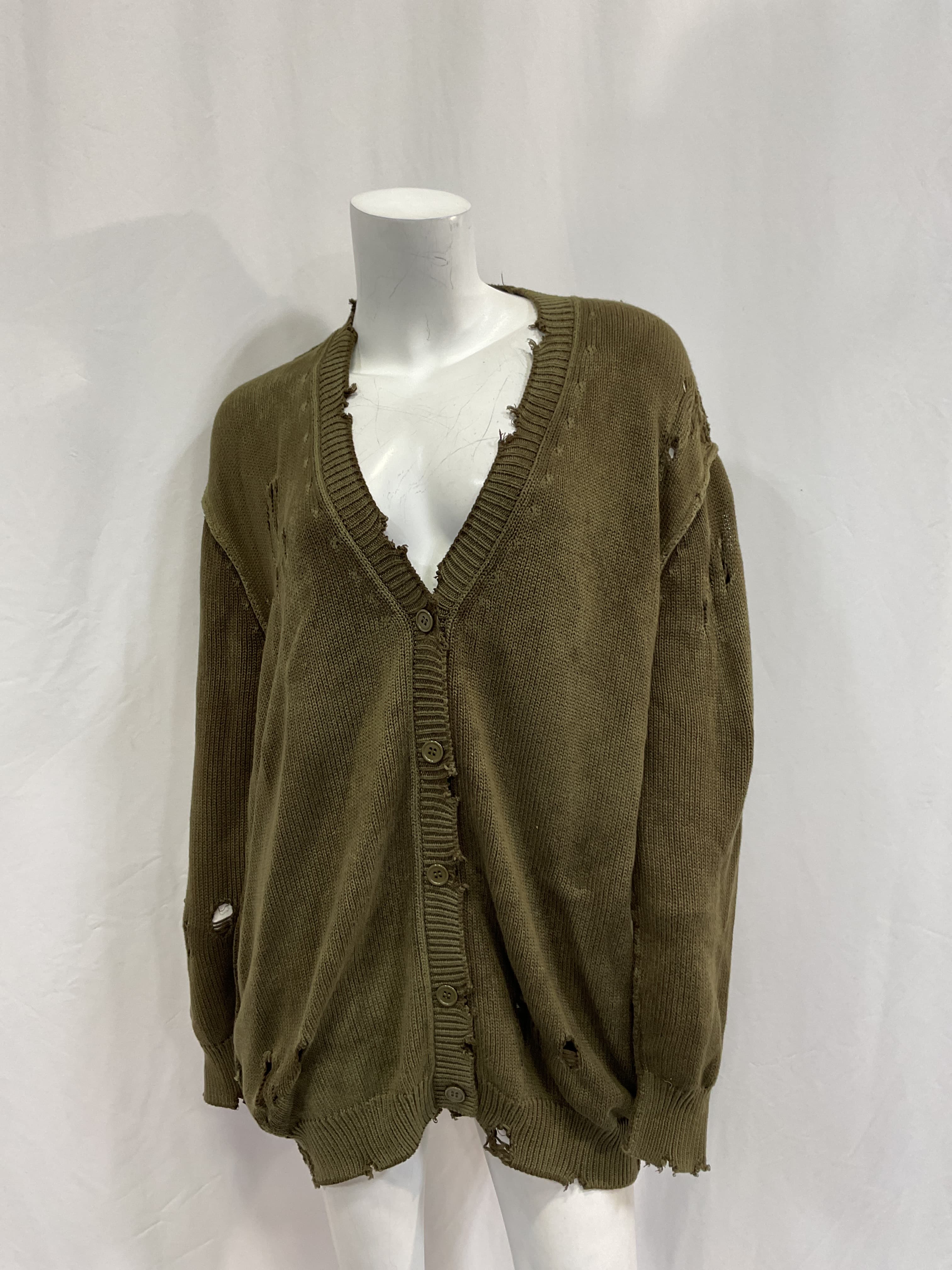 Ari Cardigan In Fort Green & Dye - Image 2