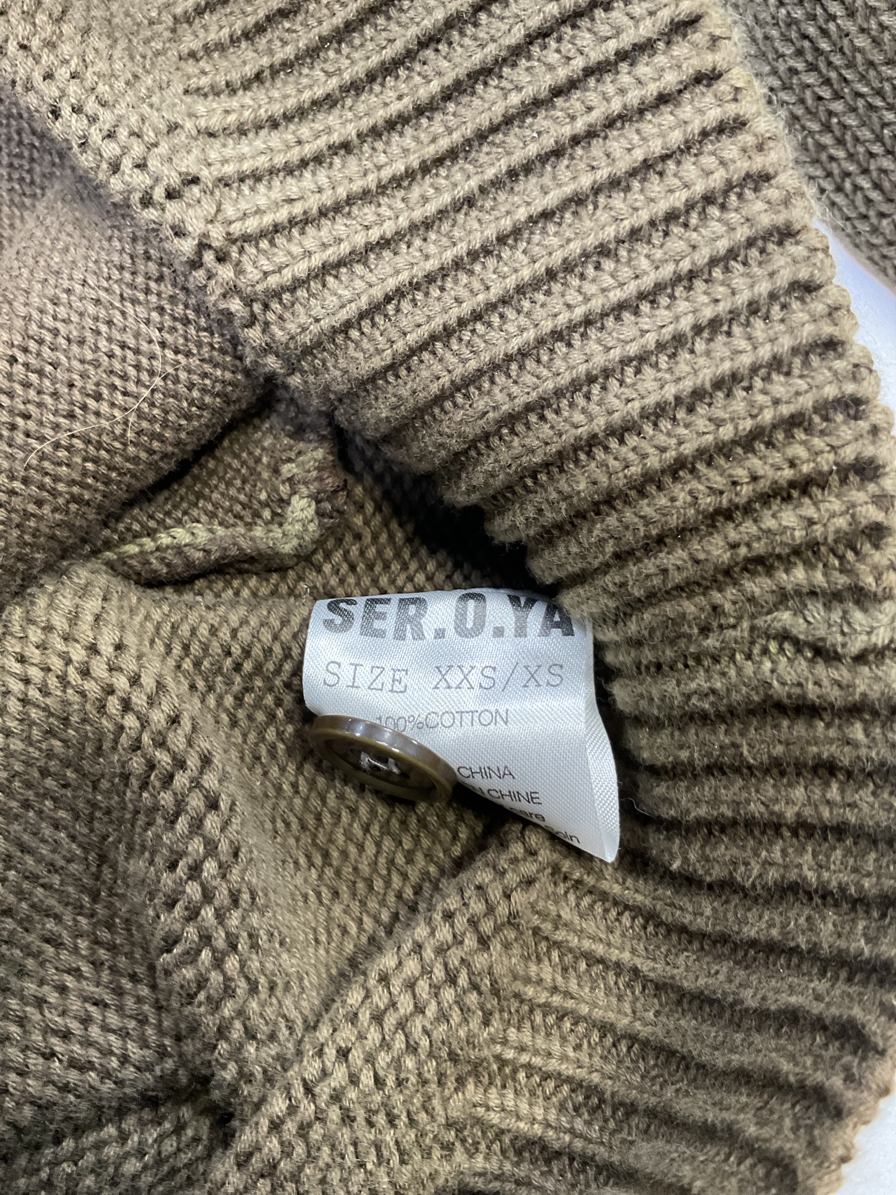 Ari Cardigan In Fort Green & Dye - Image 3
