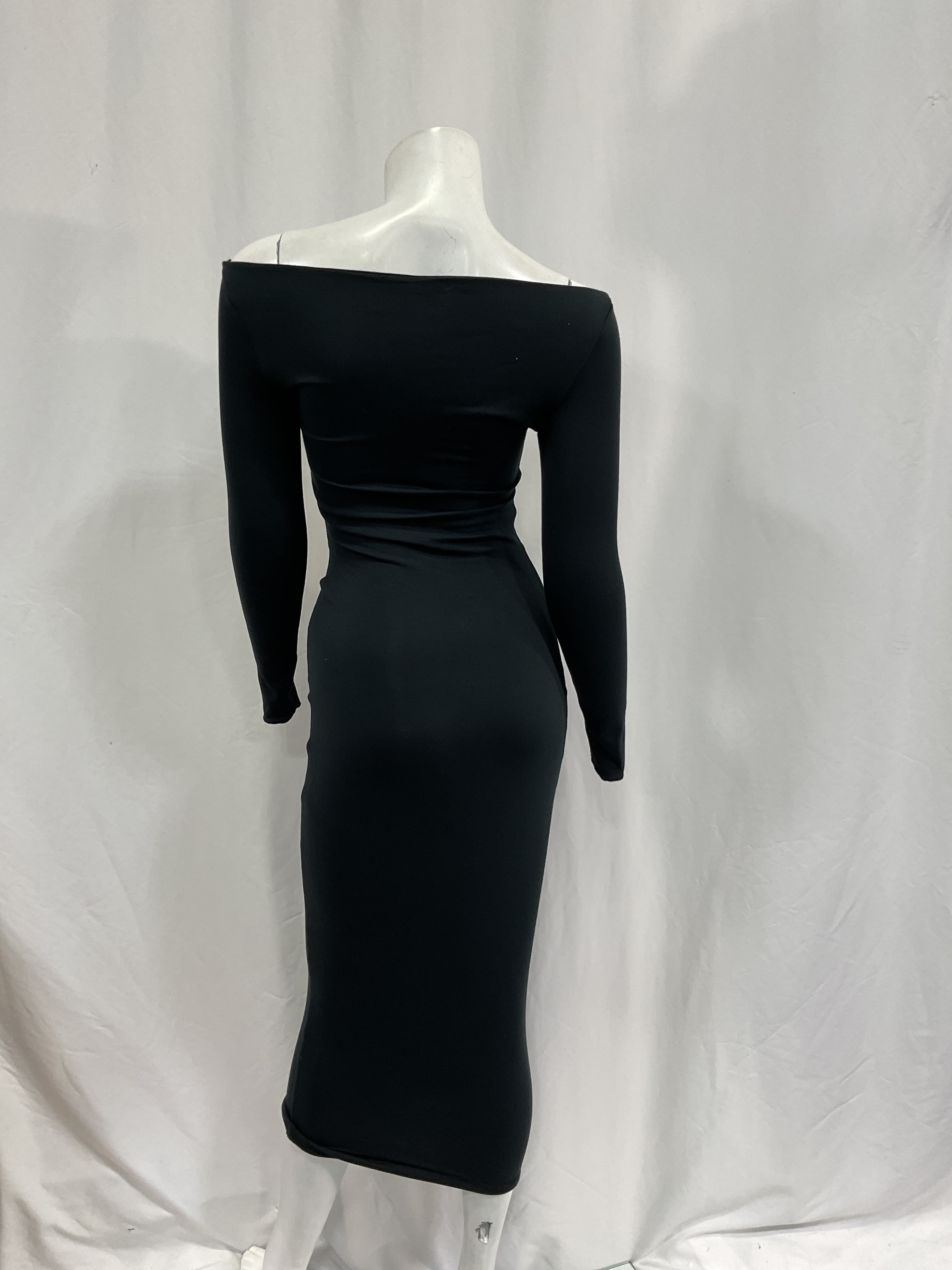 Lotus Dress In Black - Image 4