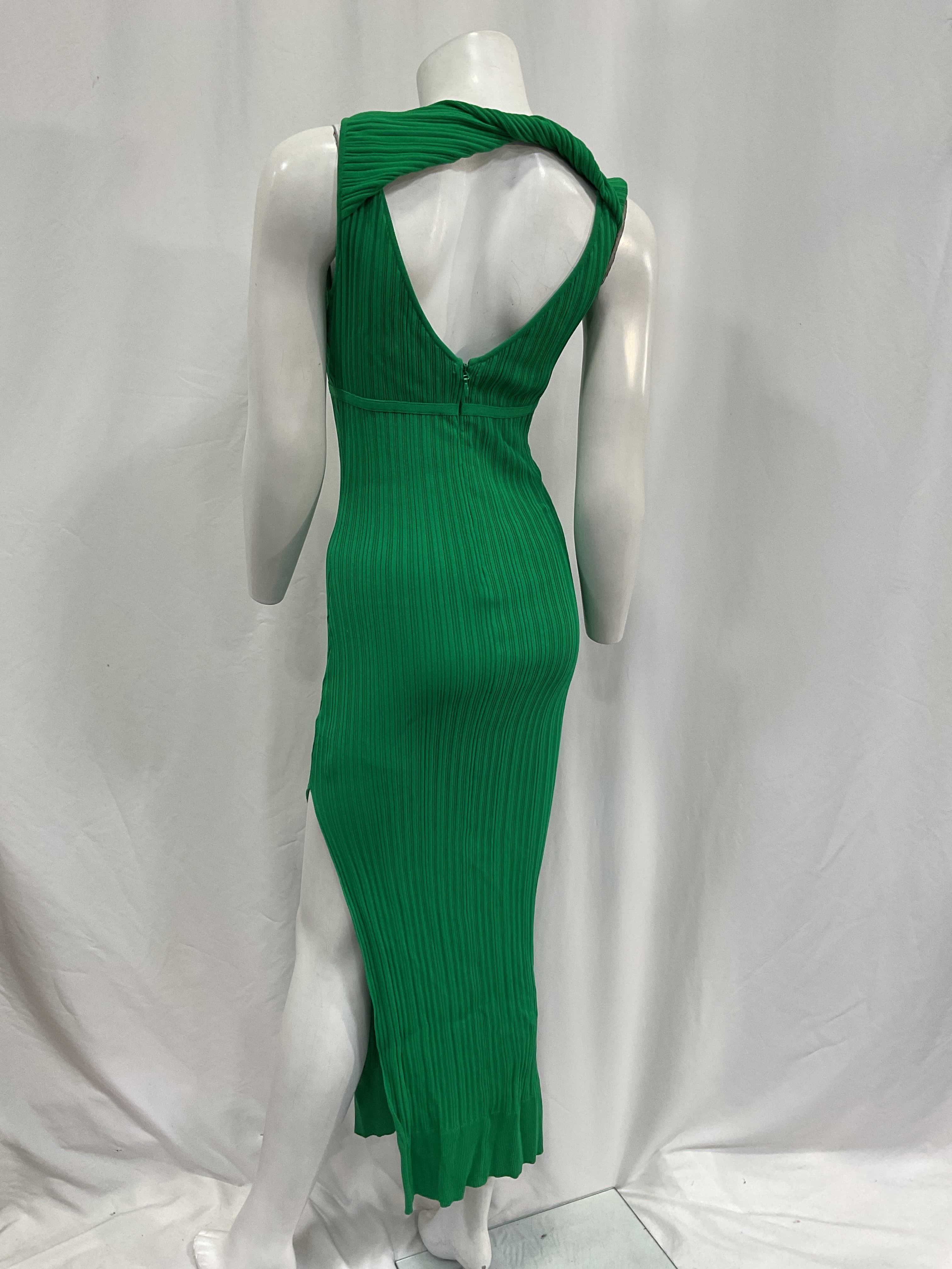 Sevrine Dress In Forrest Green - Image 4