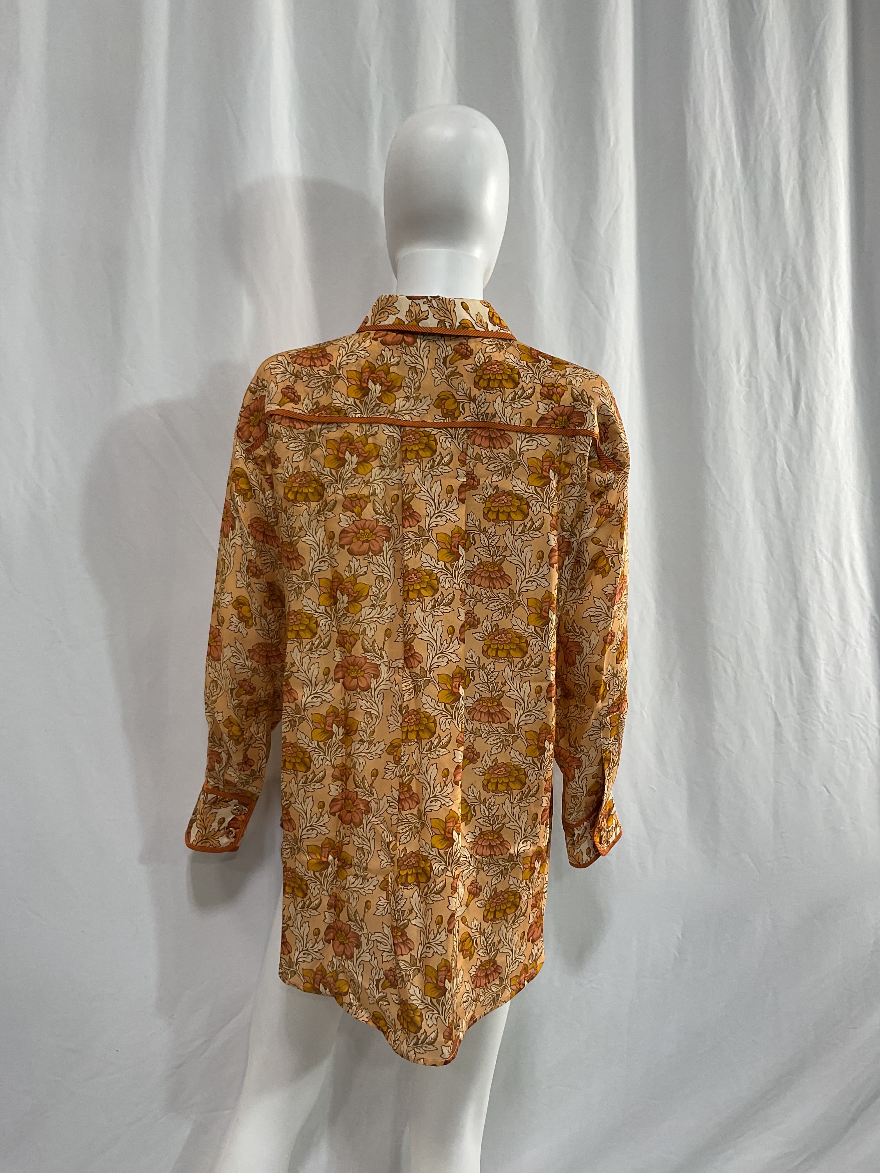 Andie Printed Silk Shirt - Image 3