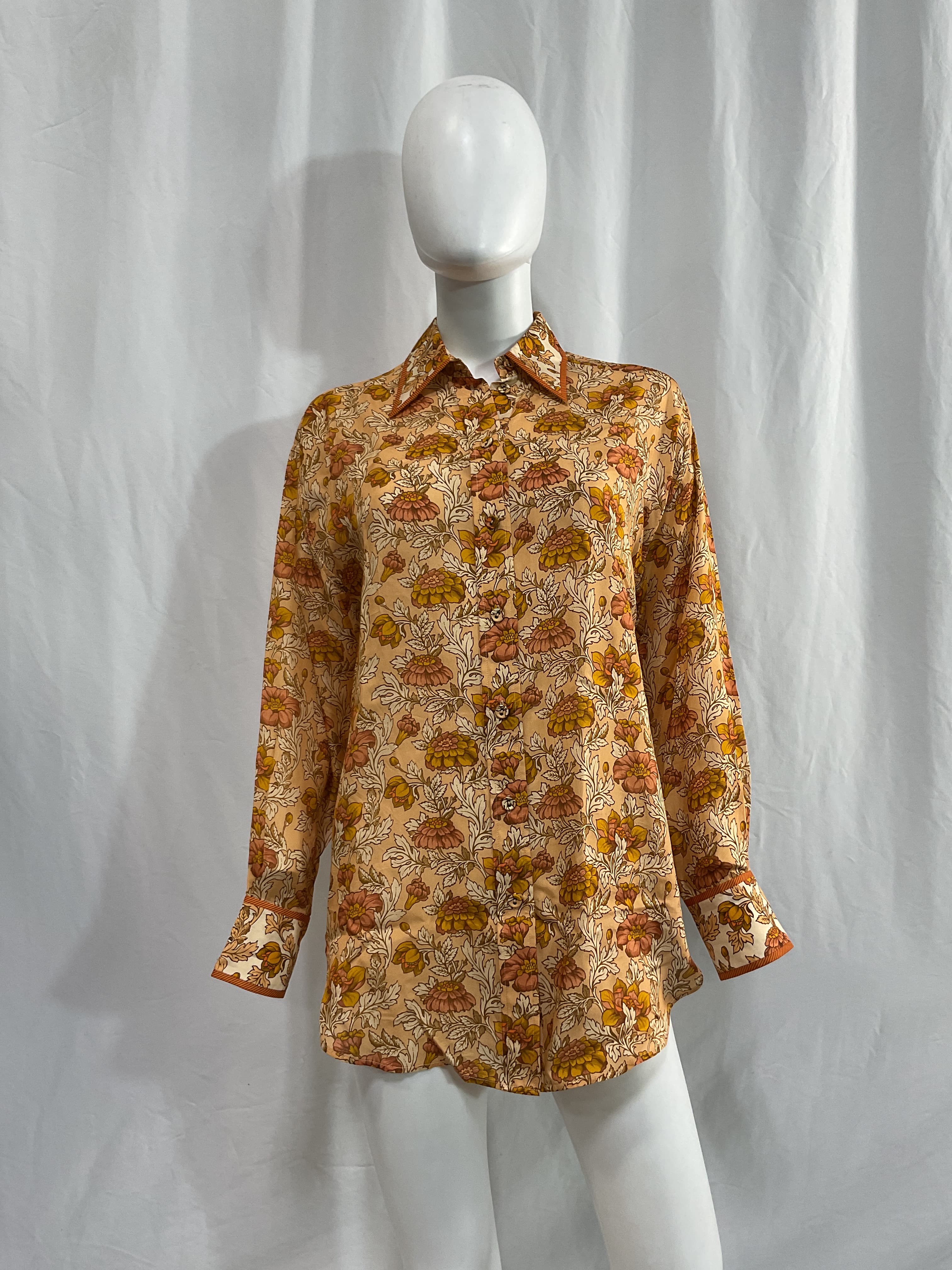 Andie Printed Silk Shirt - Image 4