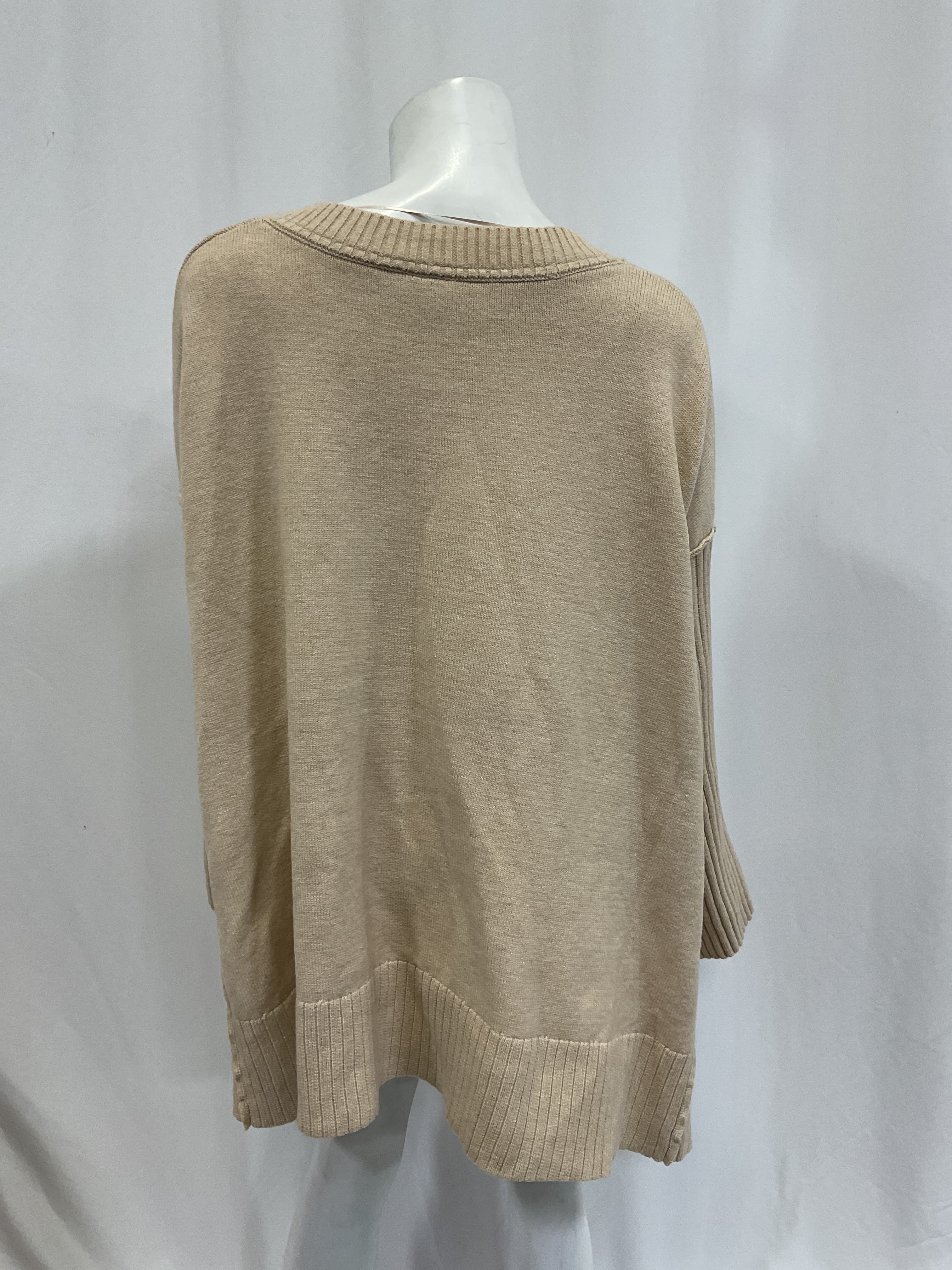 Orion Tunic Sweater In Almond - Image 2