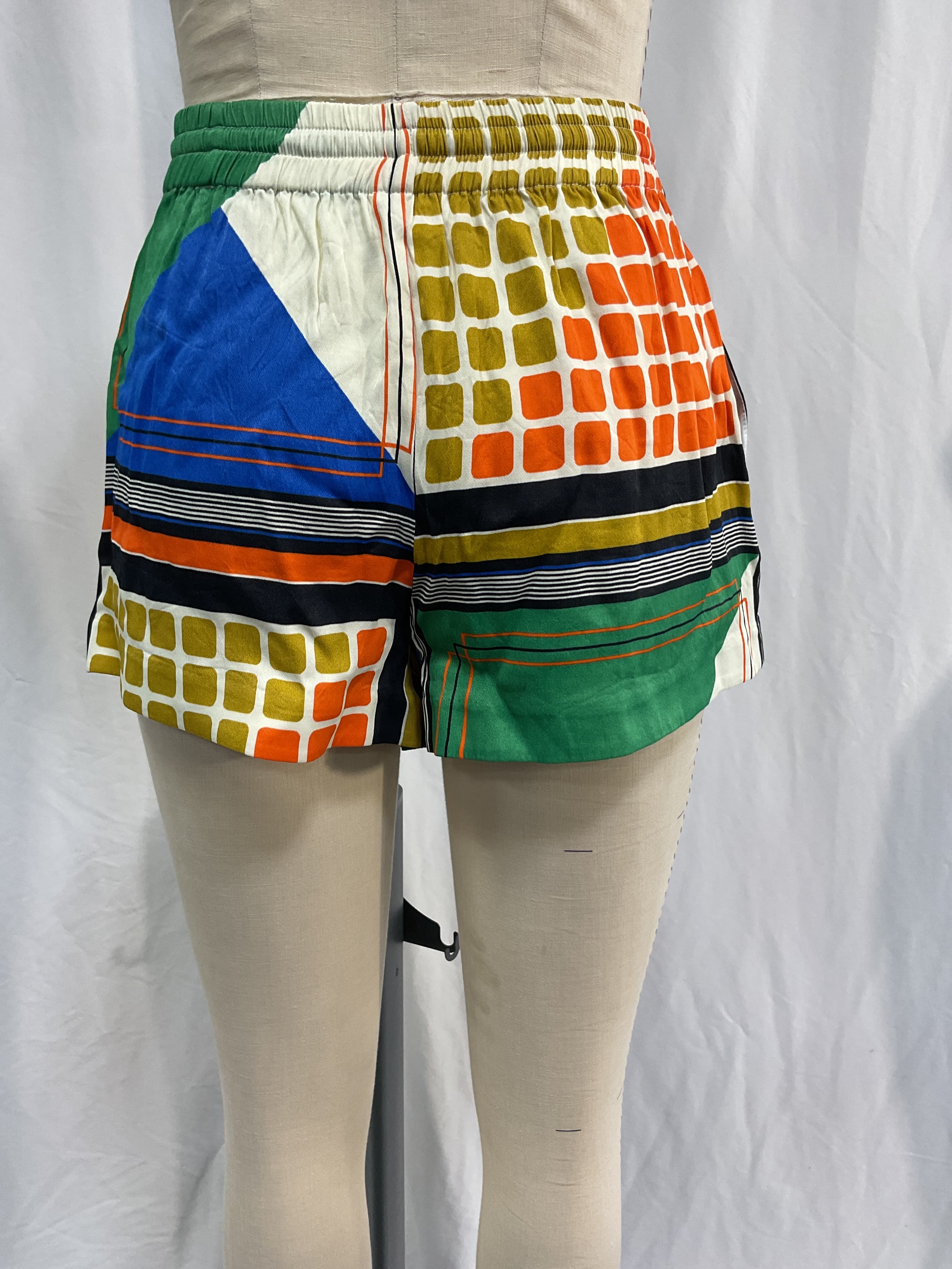 Oliver Short In Multi Geo Scarf - Image 2