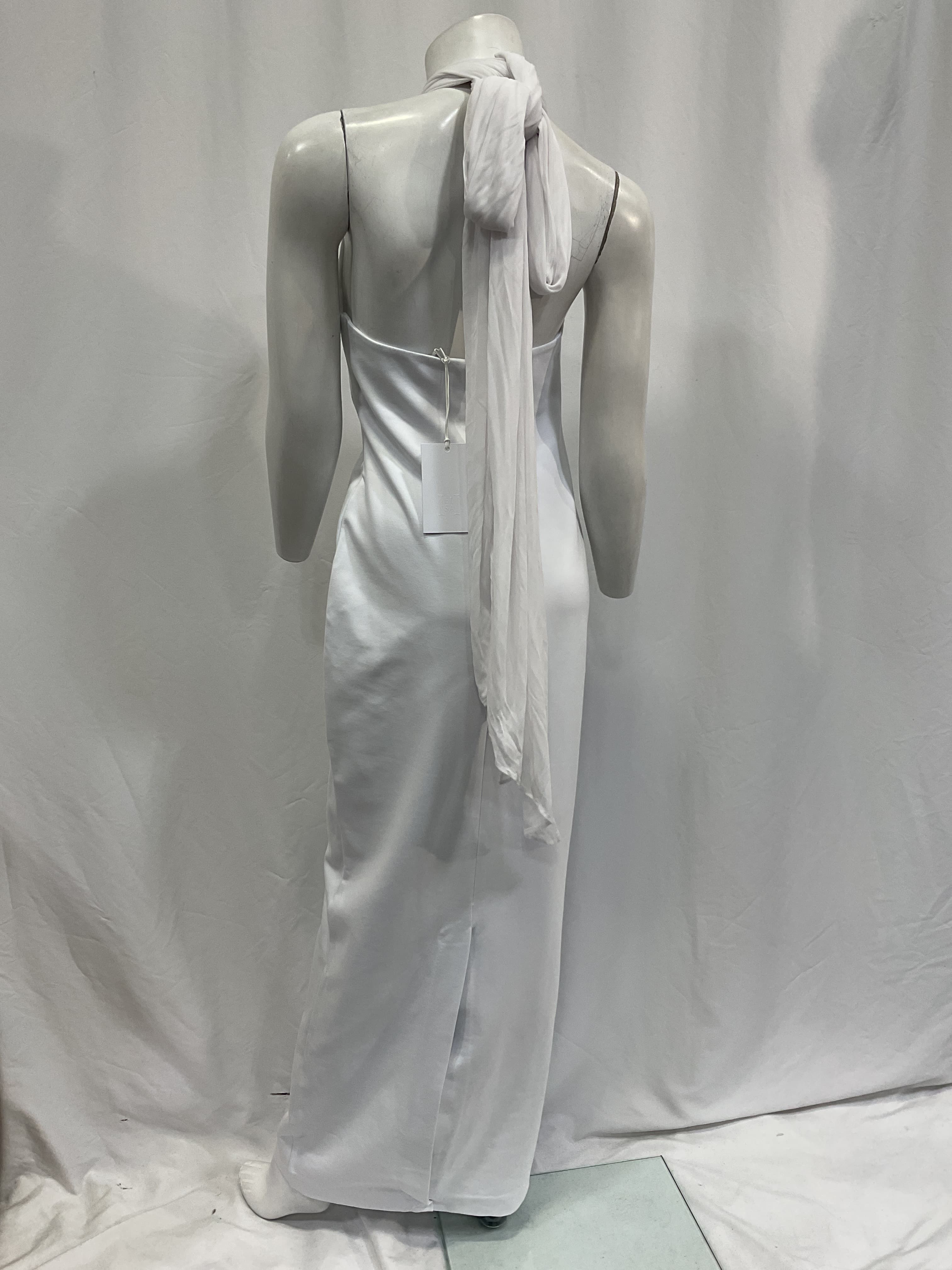The Amber Dress In White - Image 4