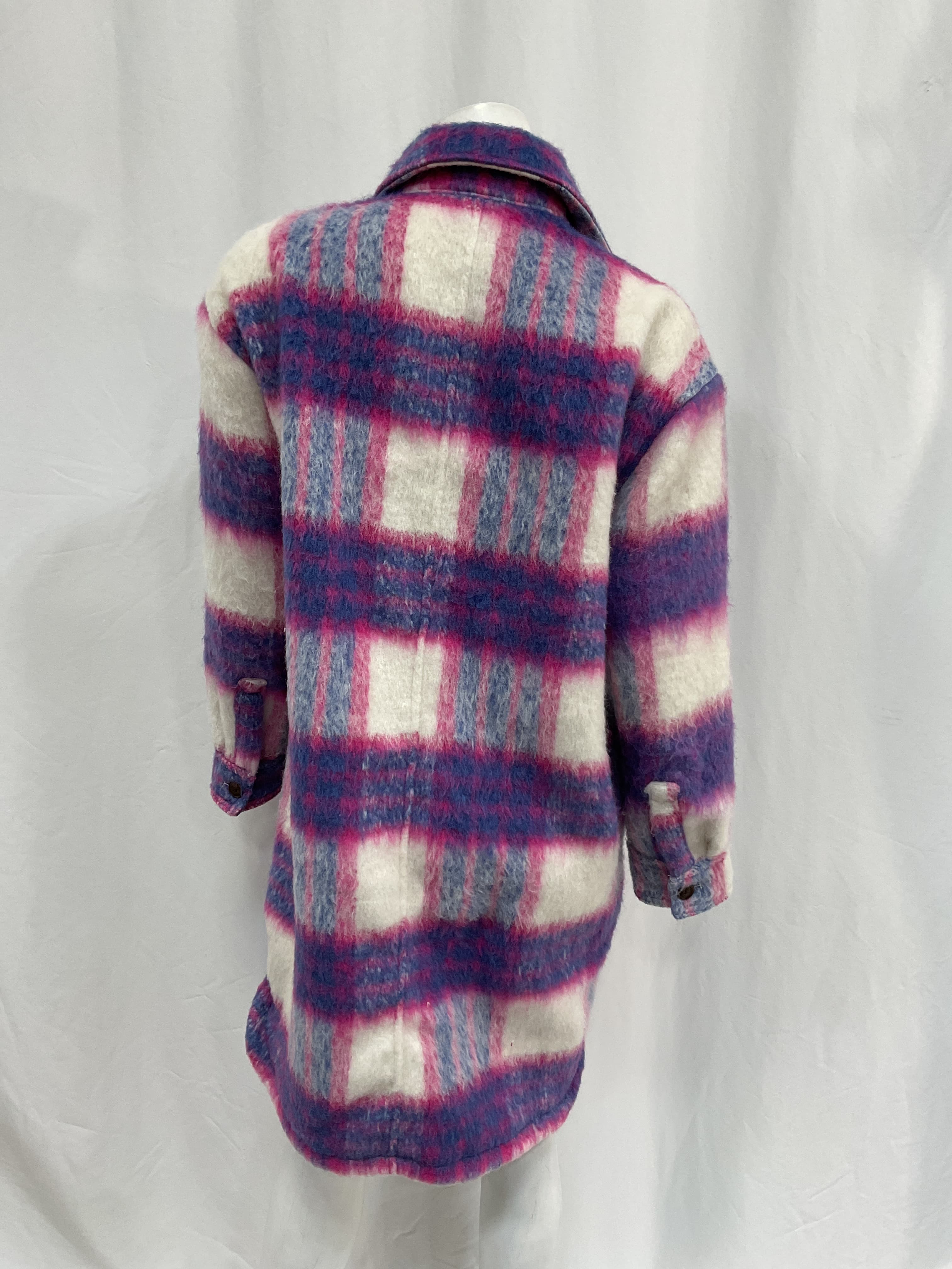 Long Plaid Shacket - Image 3