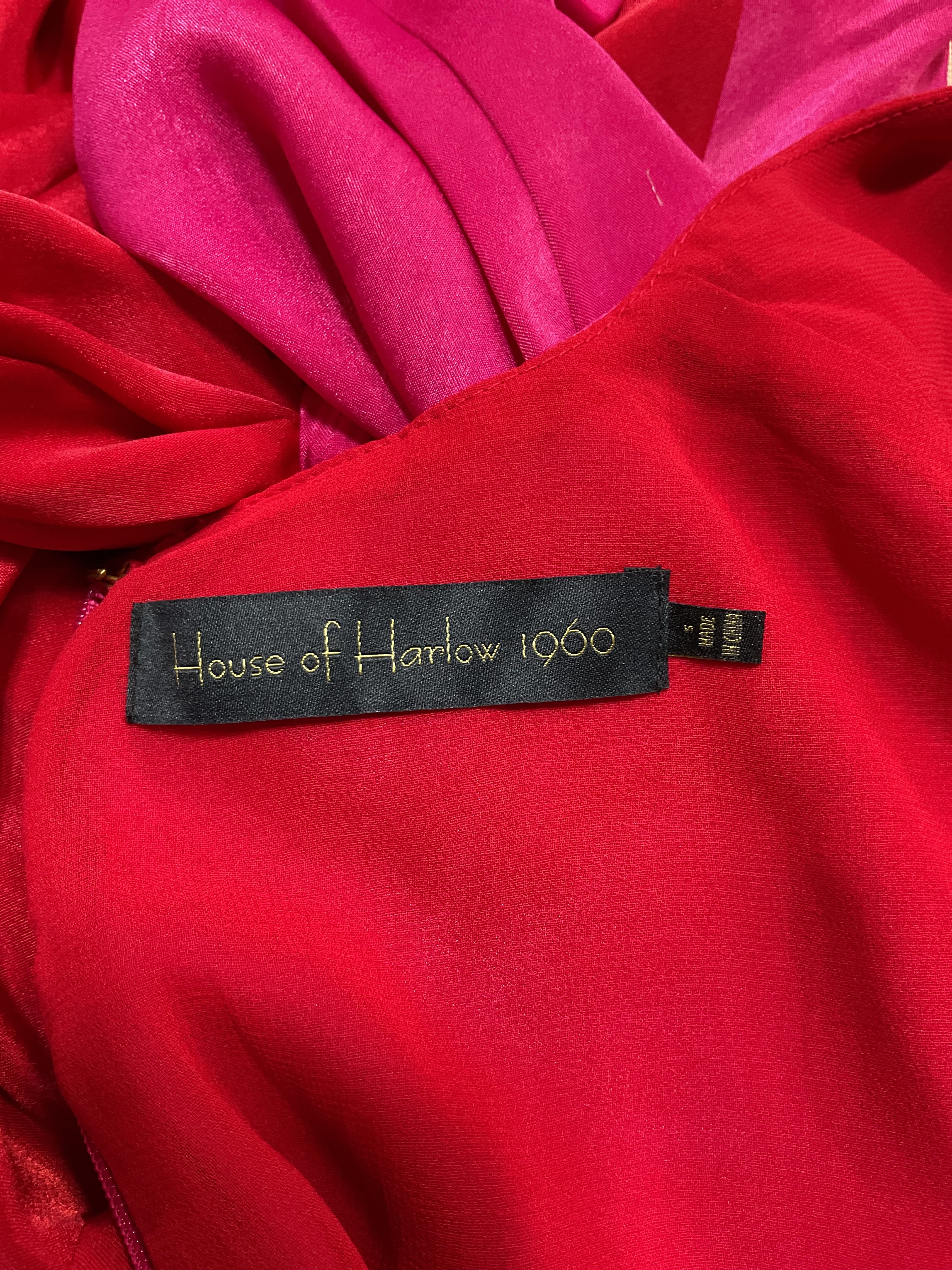 House Of Harlow 1960 X Revolve Lotta Dress In Fuchsia - Image 4