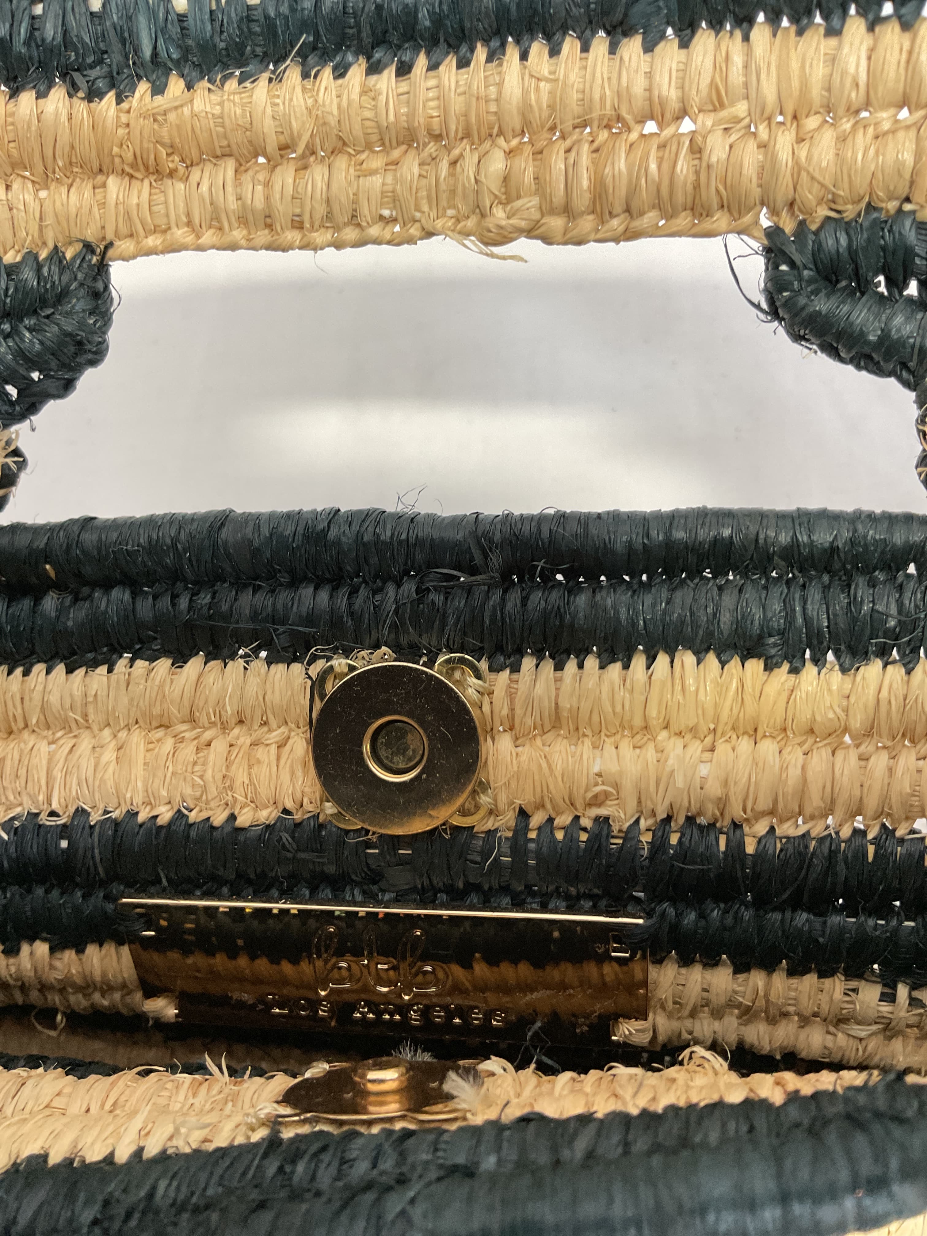 Selah Clutch In Natural & Black - Image 4