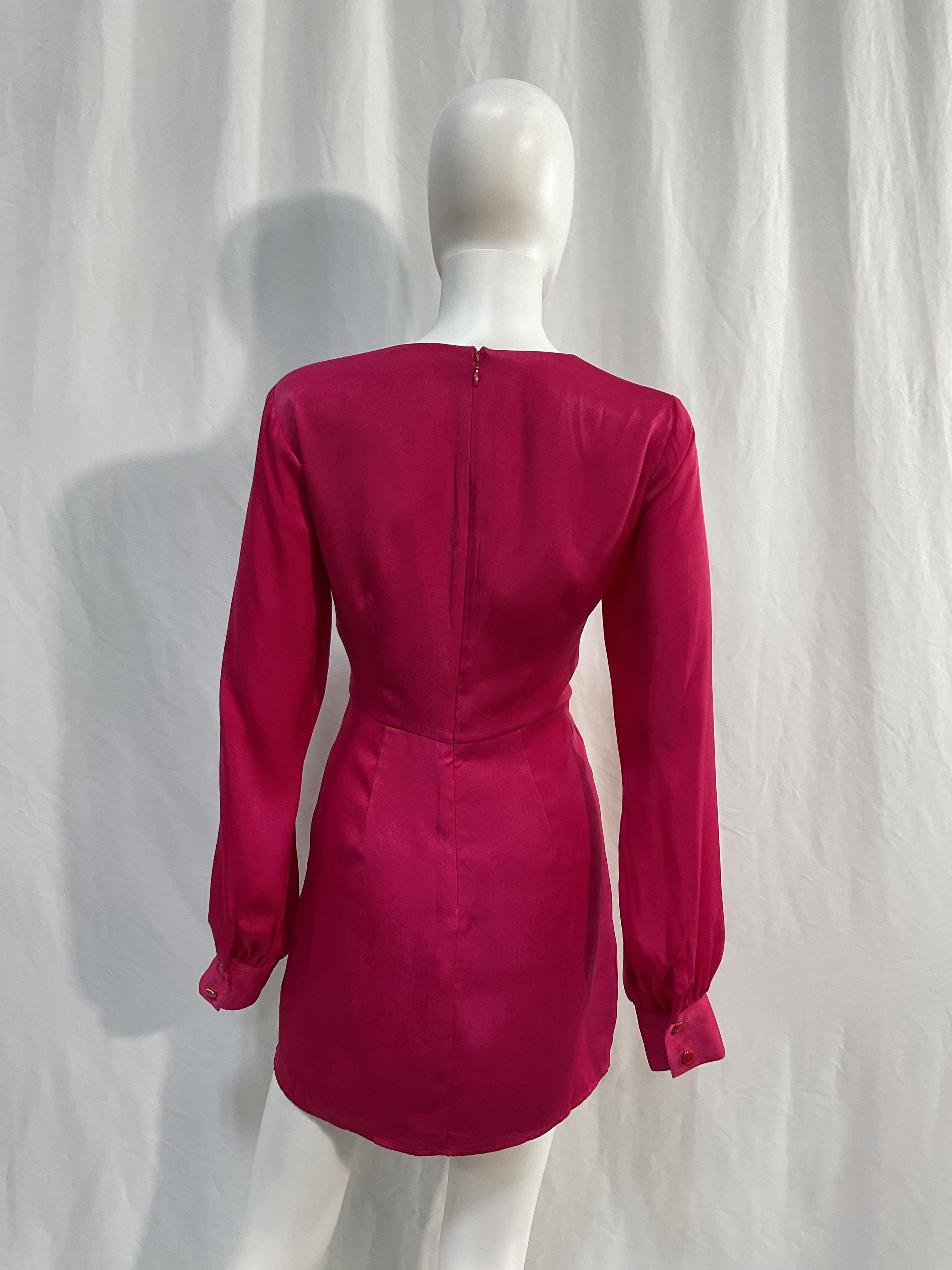 House Of Harlow 1960 X Revolve Lotta Dress In Fuchsia - Image 3