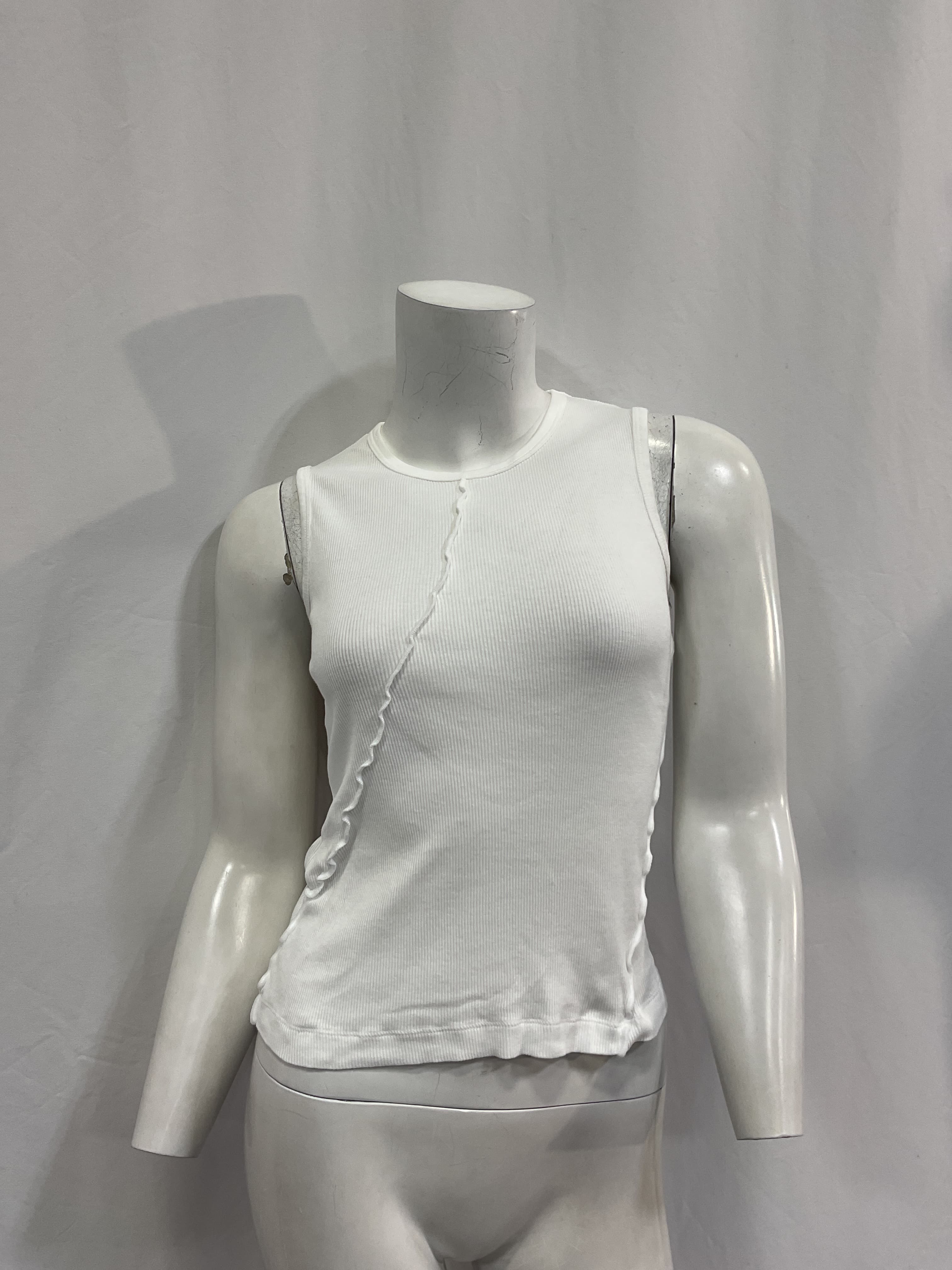 Muscle Tank In White - Image 4