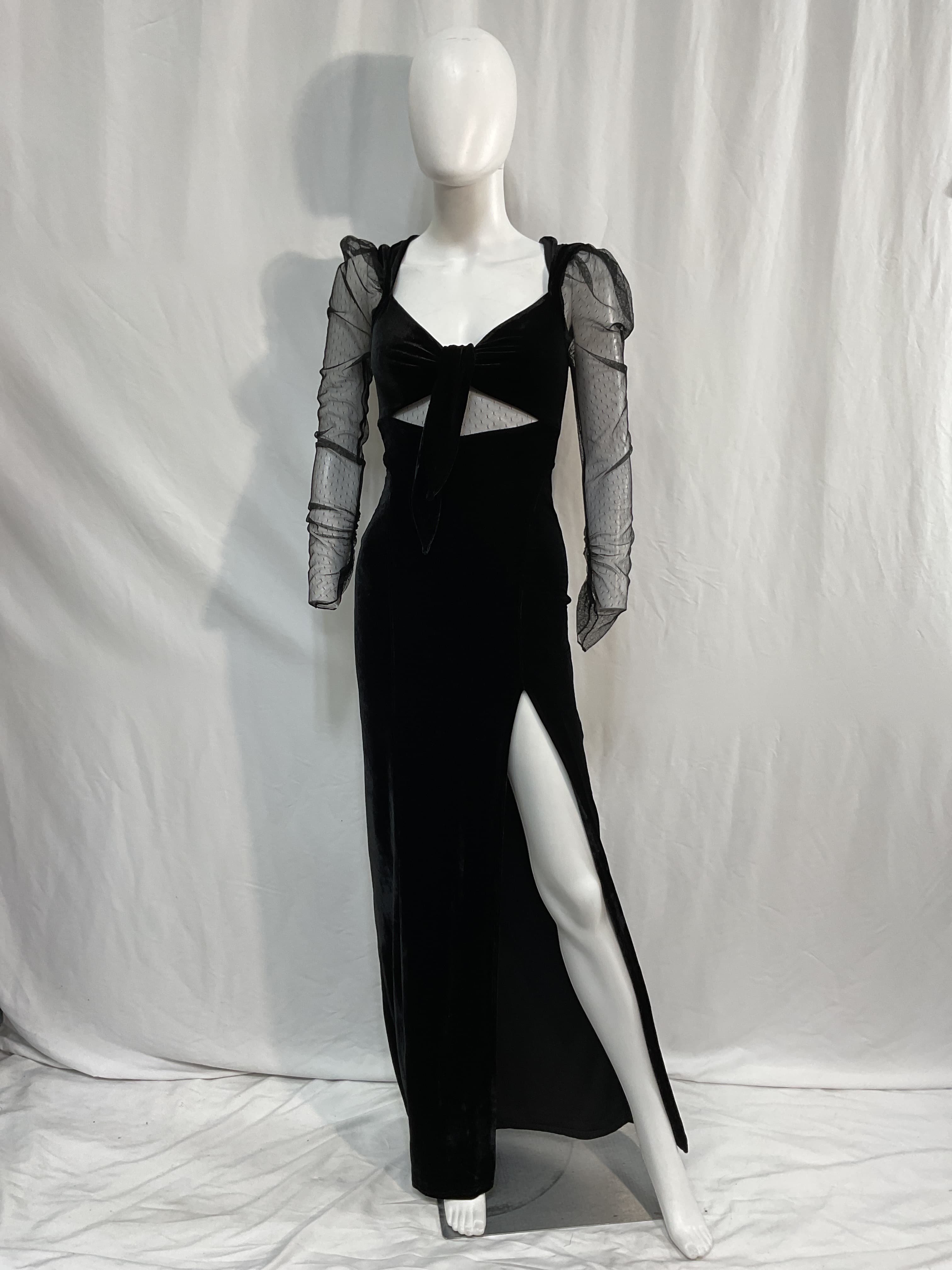 Maya Gown In Black - Image 3
