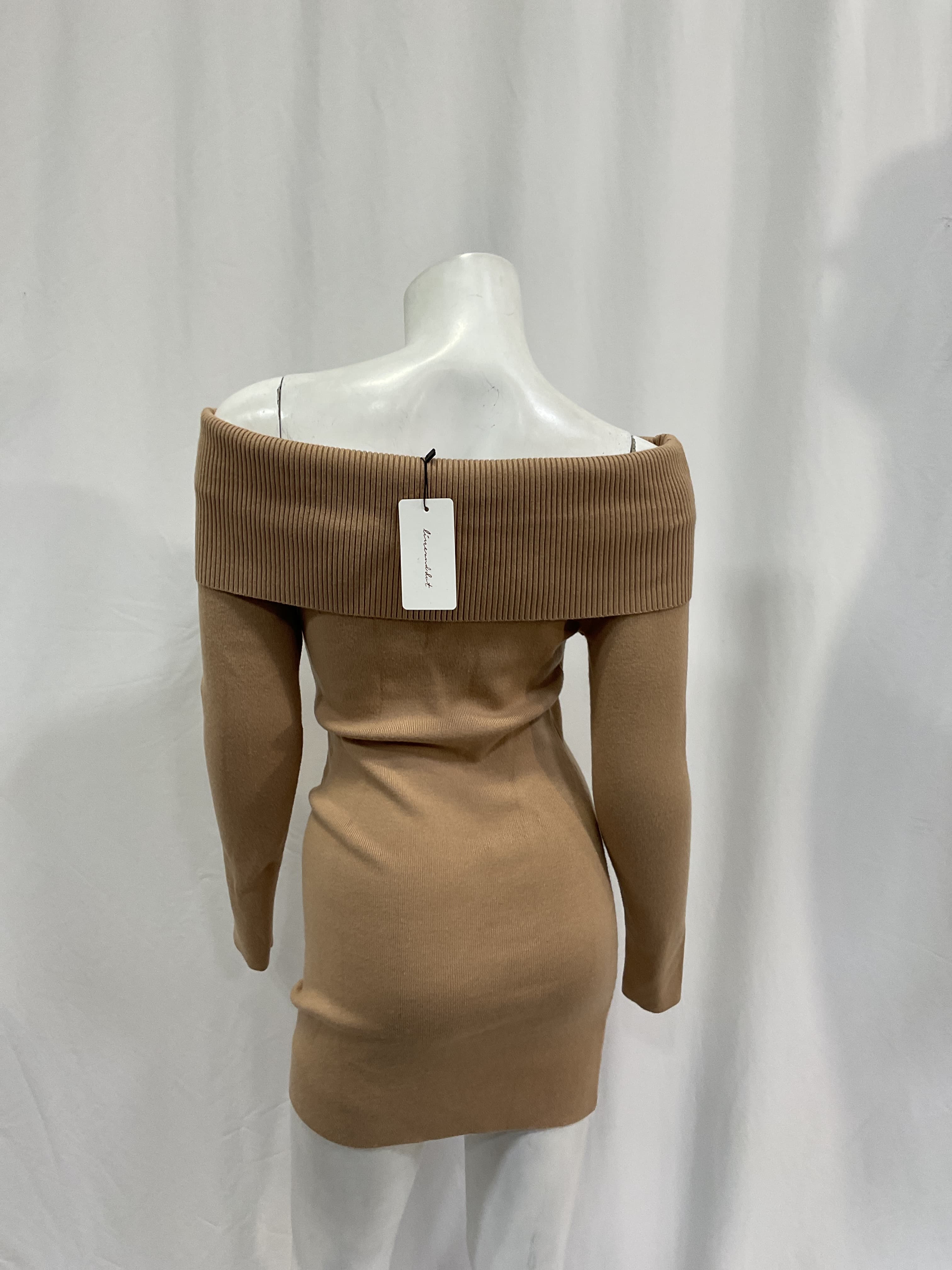 Heart Struck Dress In Taupe - Image 2