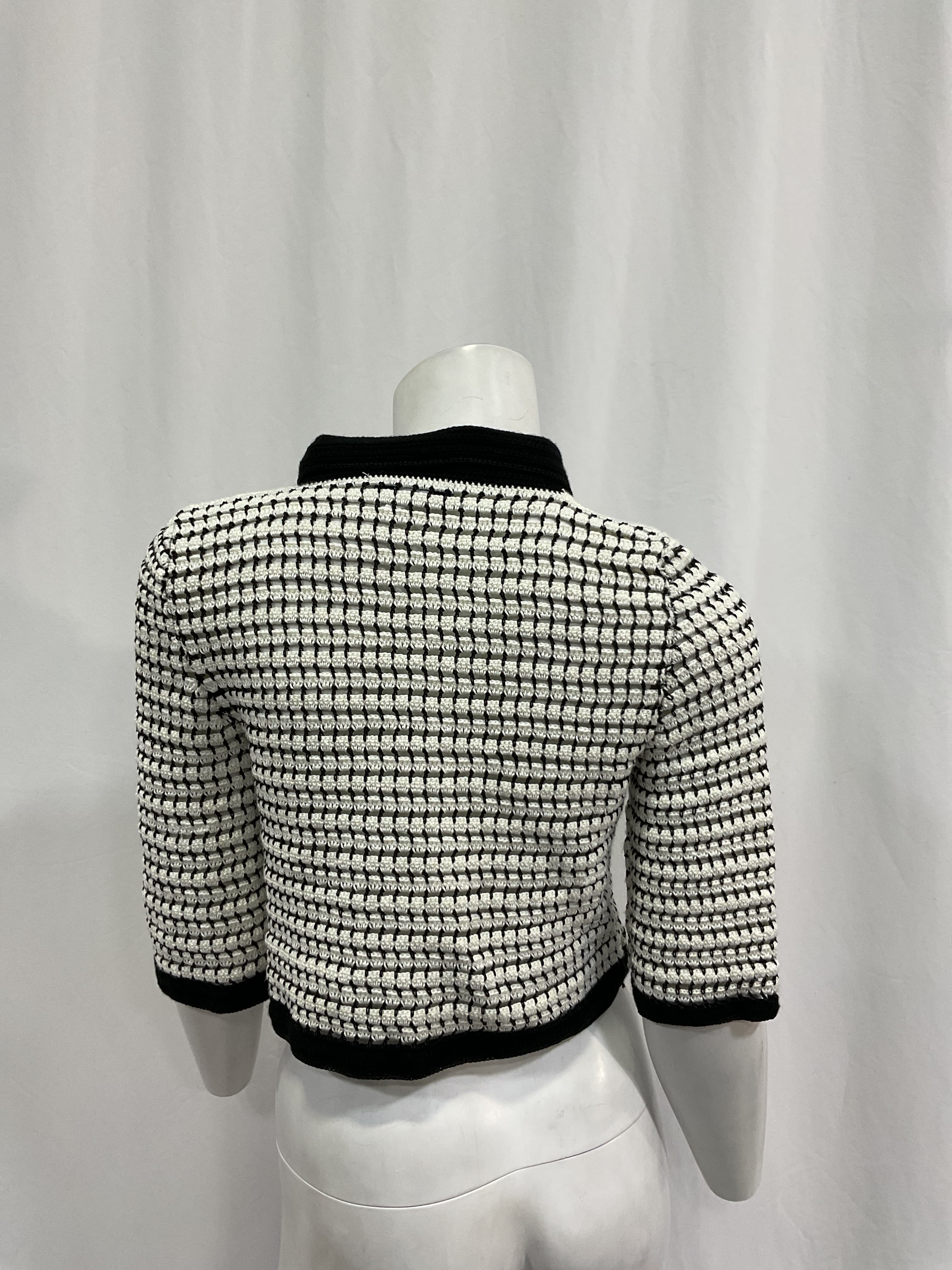 Revolve Crochet Cropped Cardigan - Image 3