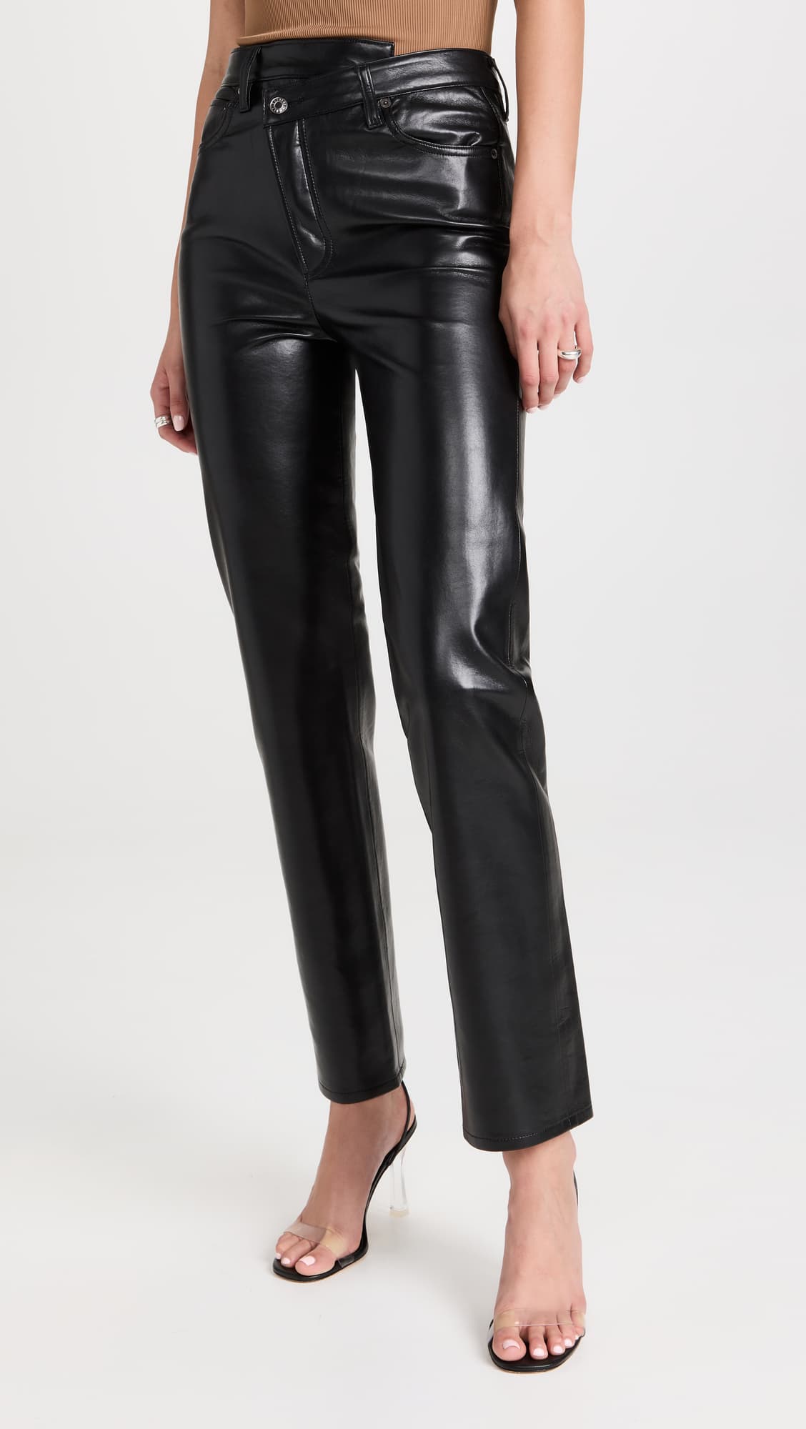 Crisscross Straight Pants - Image 1