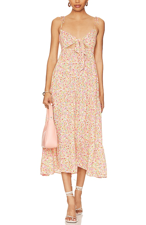 Sonnett Maxi Dress In Beachy Blossom - Image 1