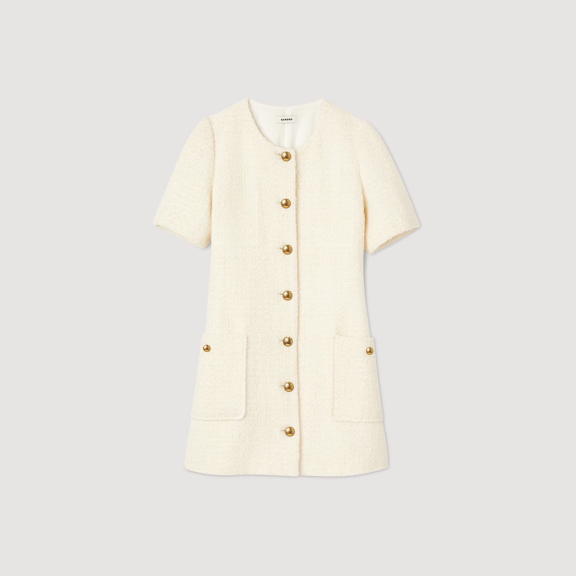 Short Tweed Dress - Image 1