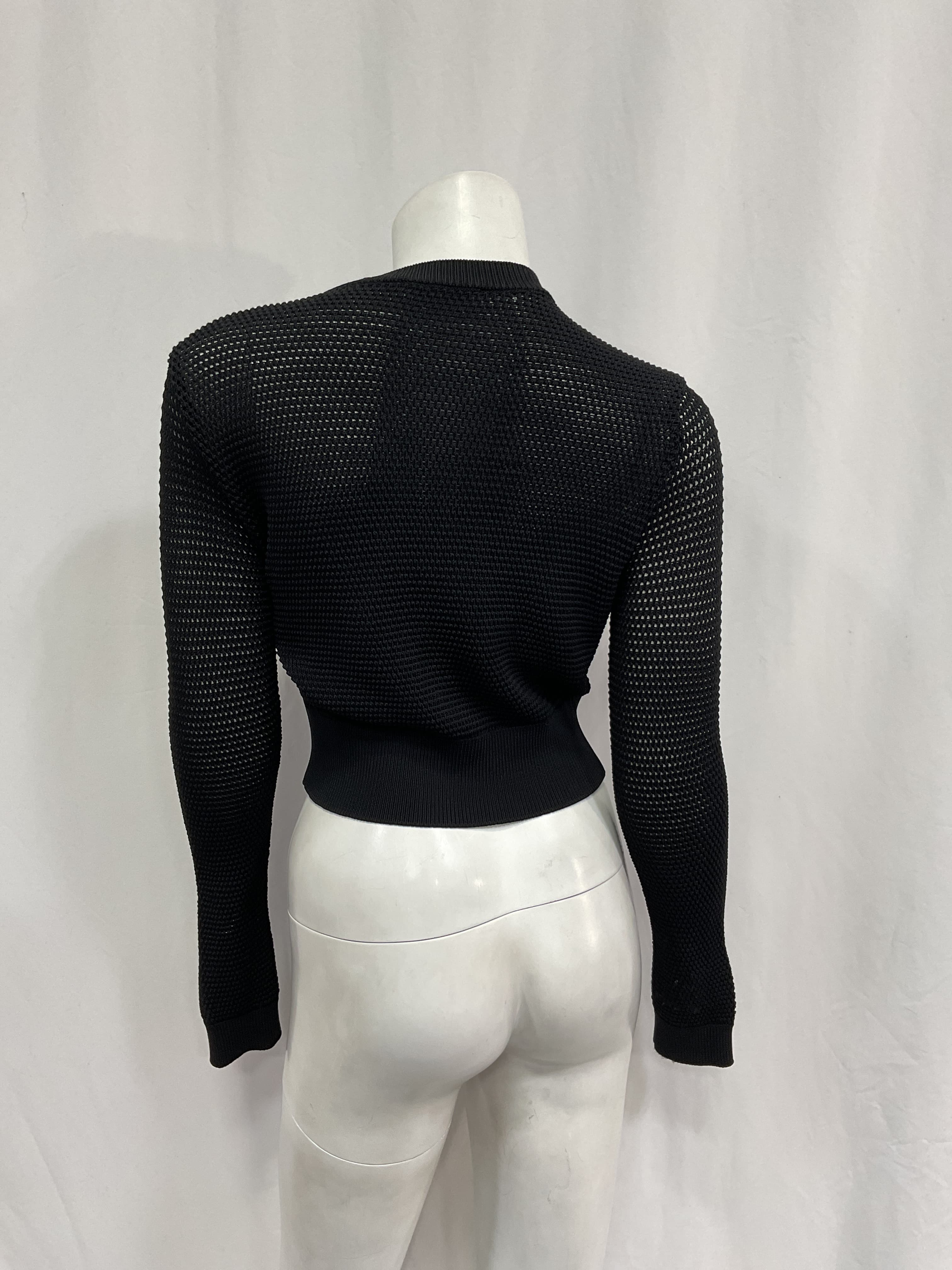 Mixed Stitch Shrunken Cardigan - Image 1