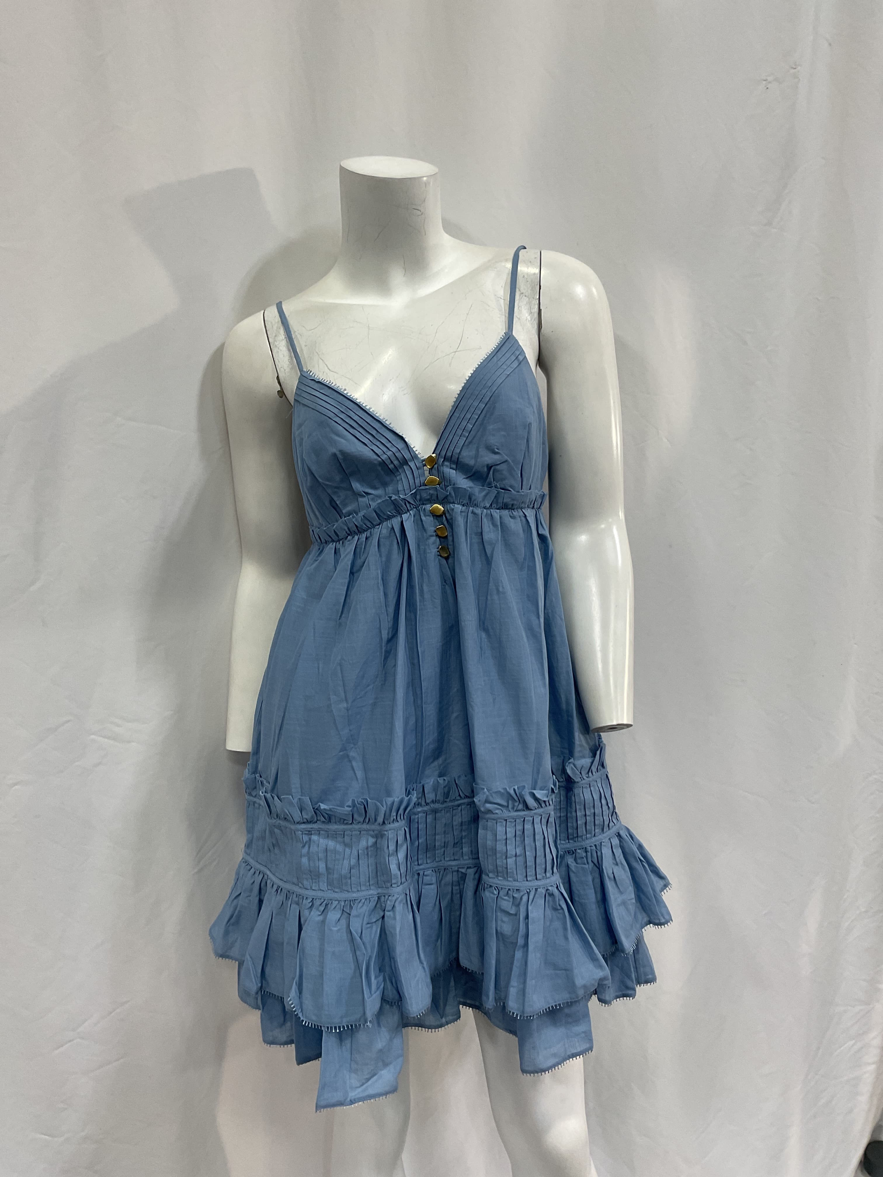 Talia Flounce Mini Dress - Image 2