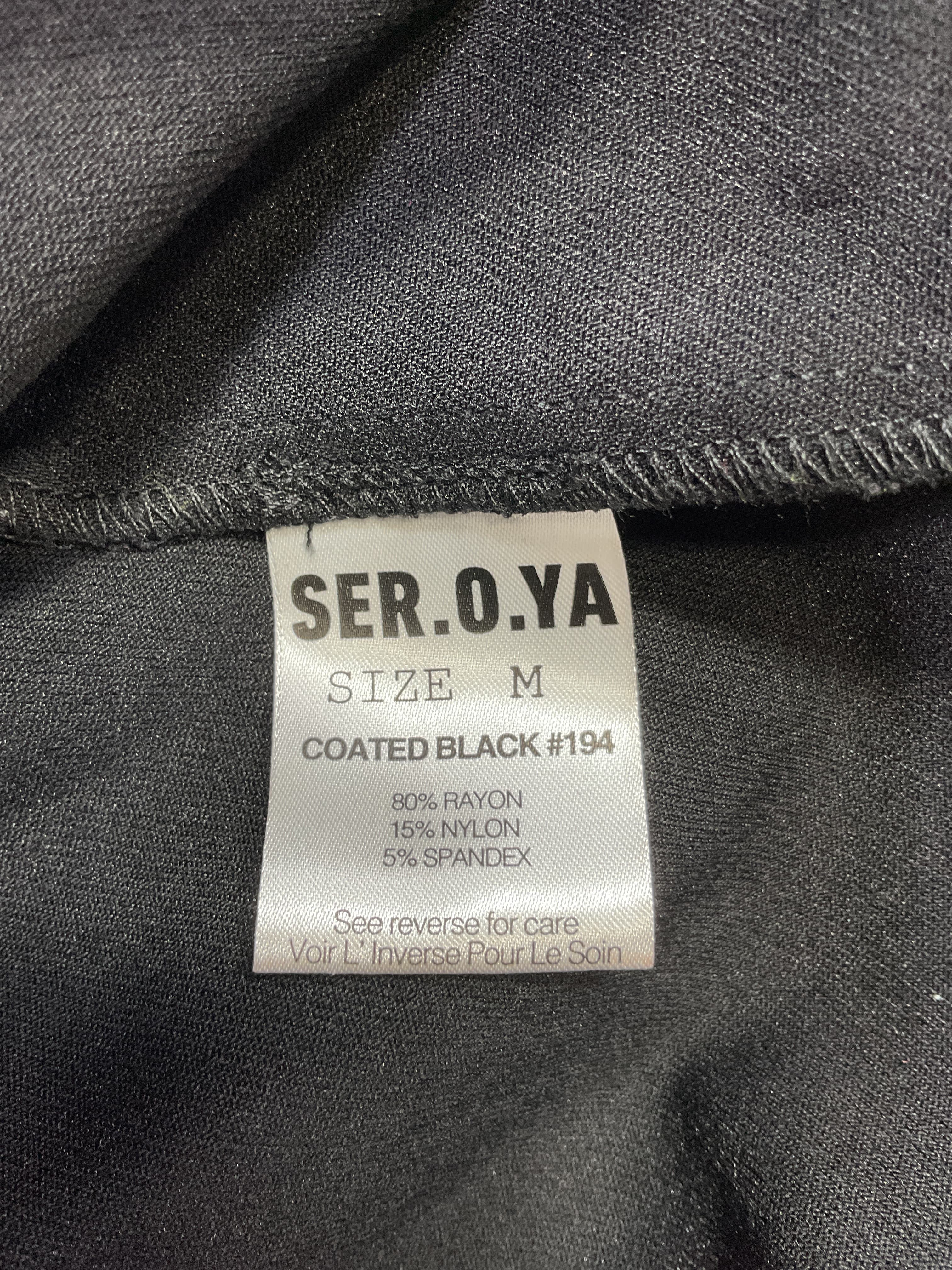 Norrie Dress In Coated Black - Image 3