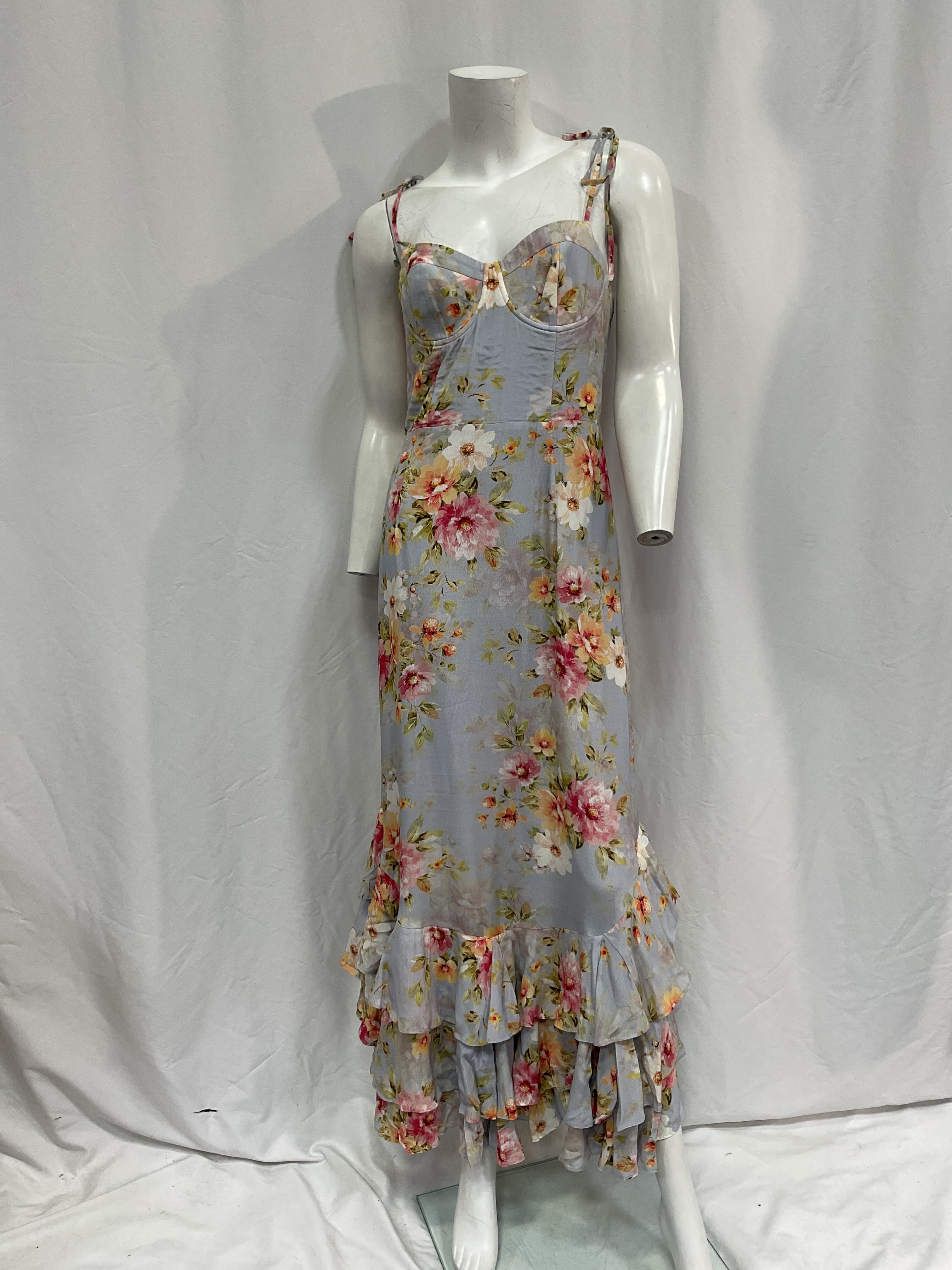 Baxter Maxi Dress In New Day Blue - Image 2