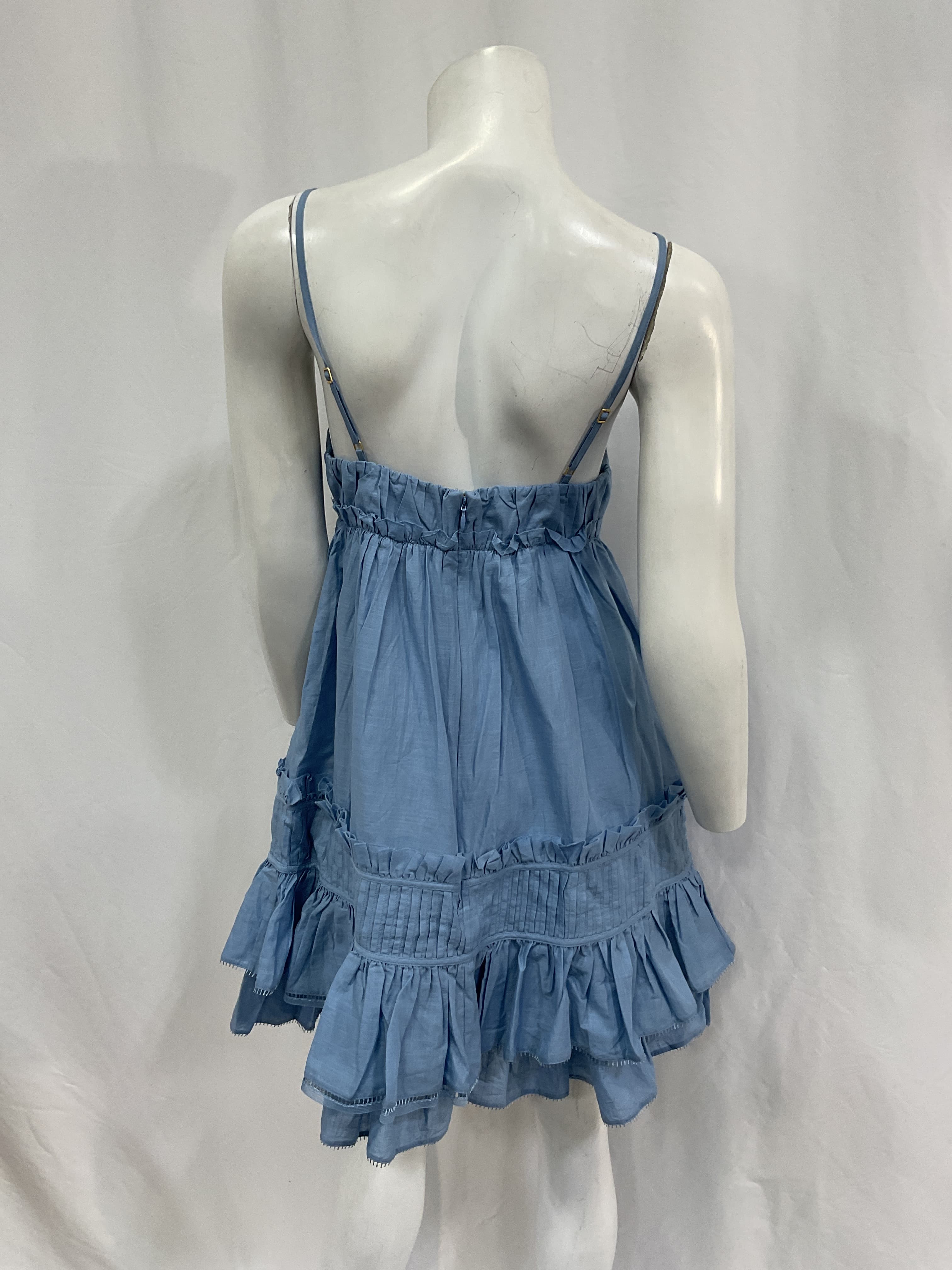 Talia Flounce Mini Dress - Image 3