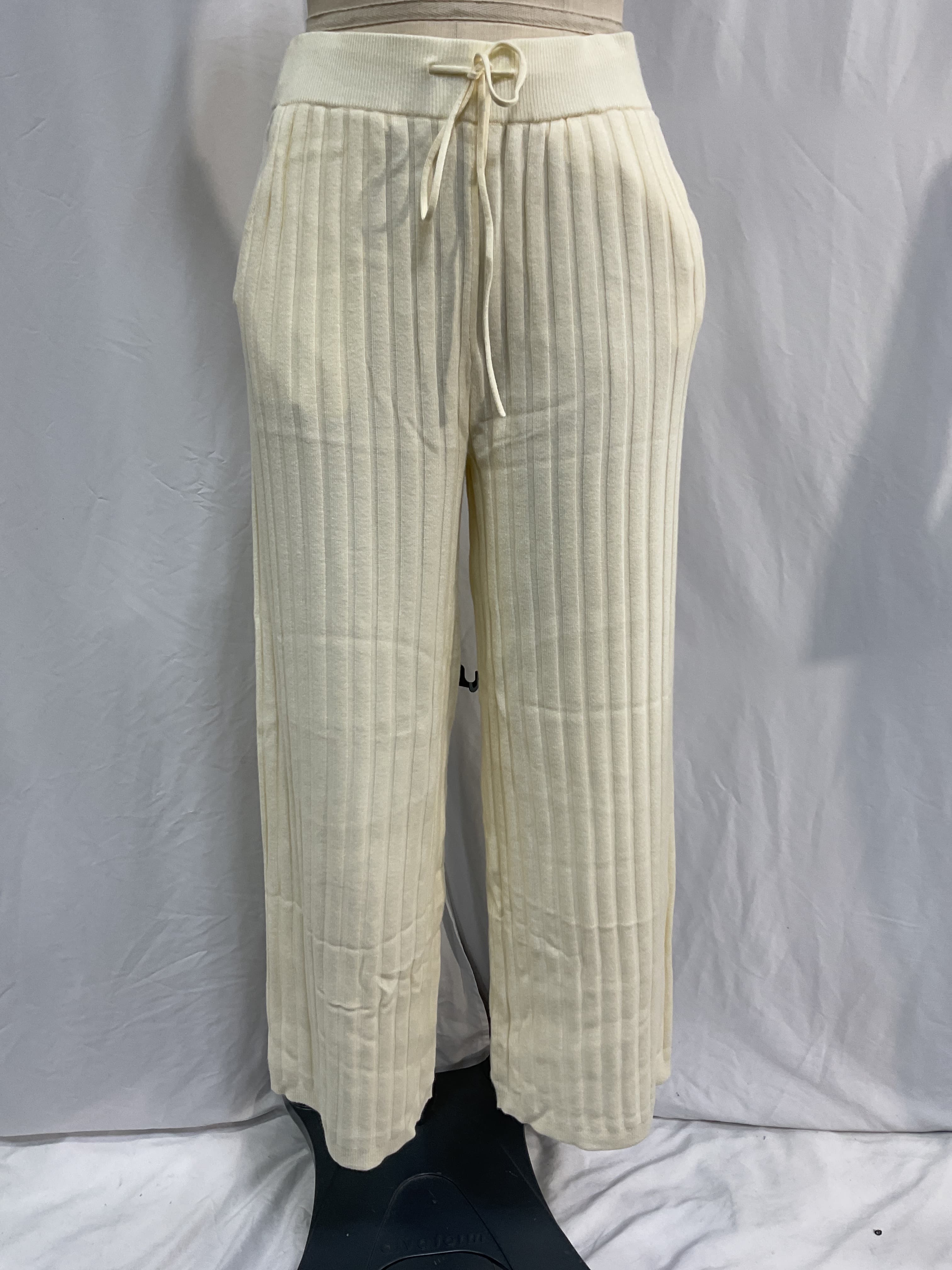 Simeon Wide Rib Knit Trouser - Image 3