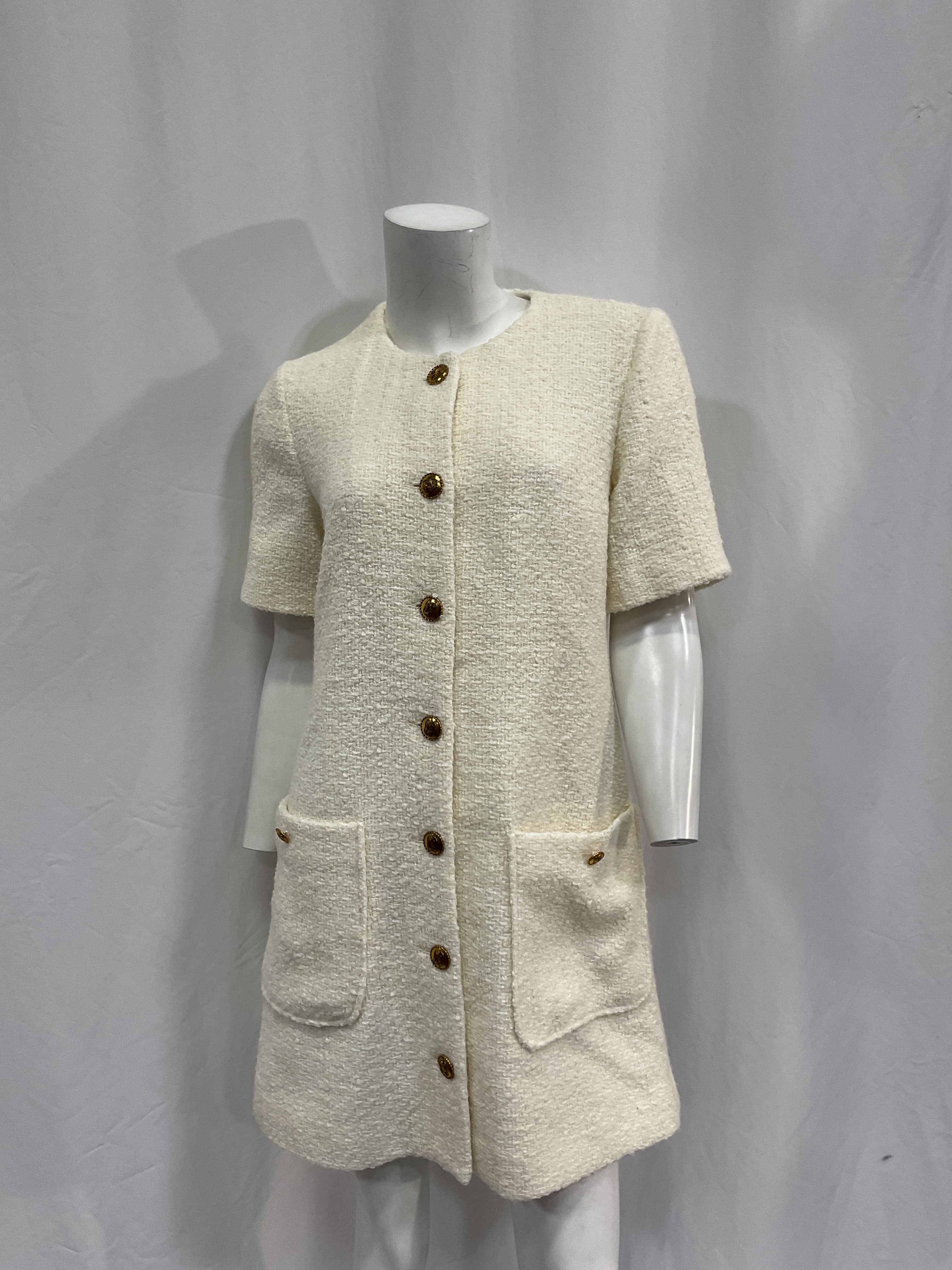 Short Tweed Dress - Image 3