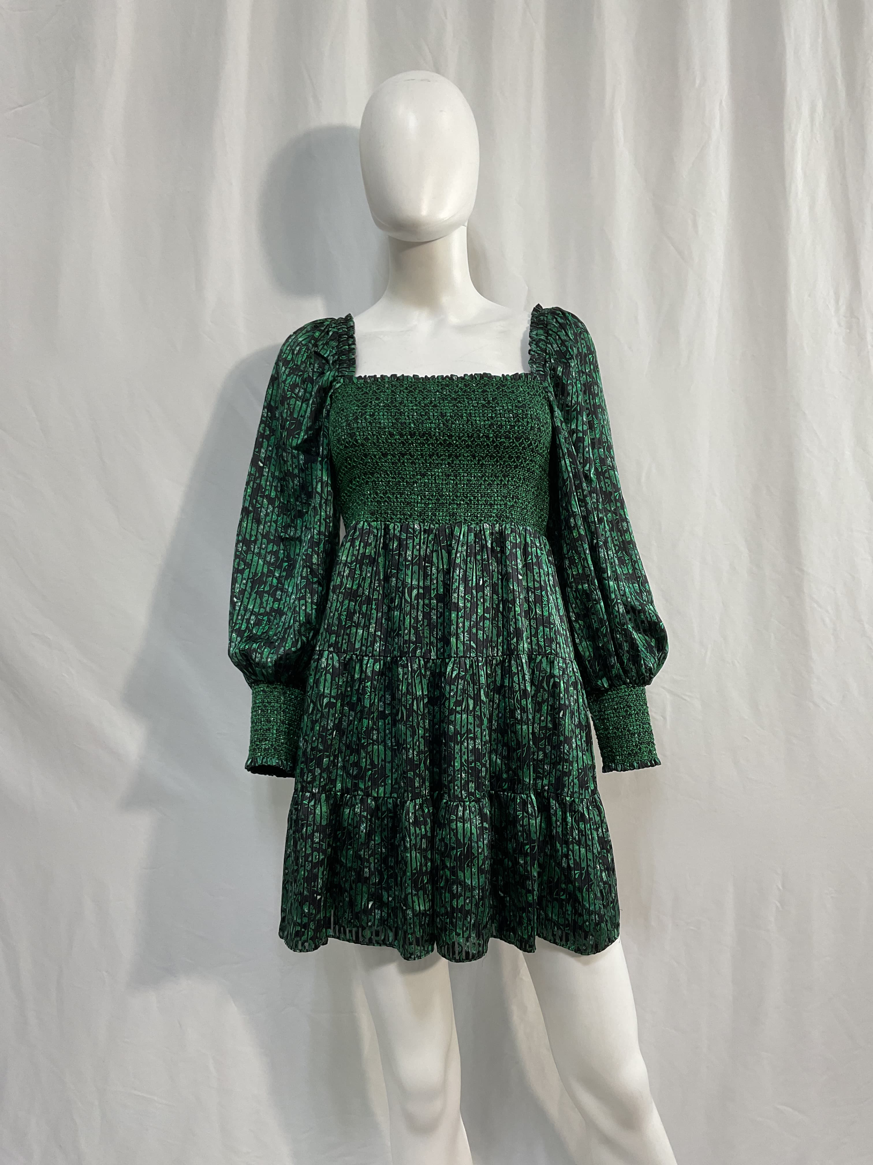 Rowen Floral Smocked Minidress - Image 2