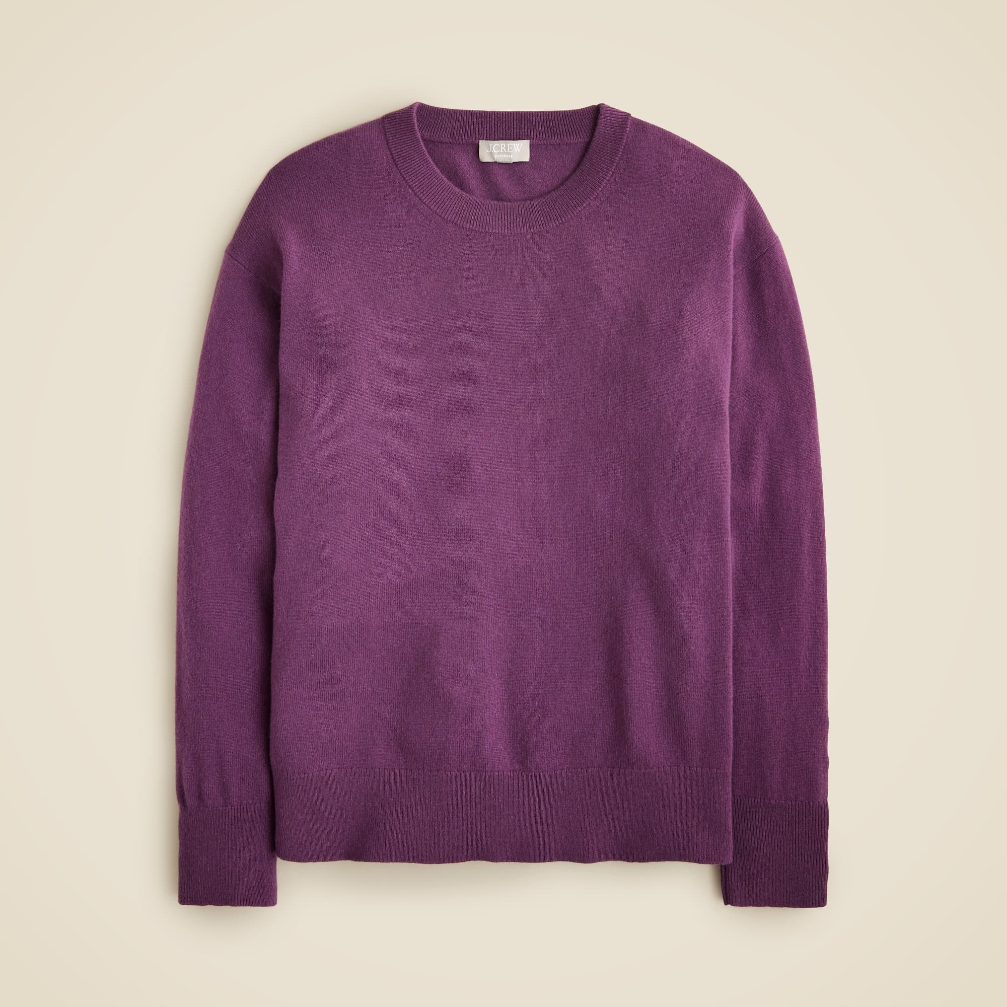 Cashmere Relaxed Crewneck Sweater - Image 1