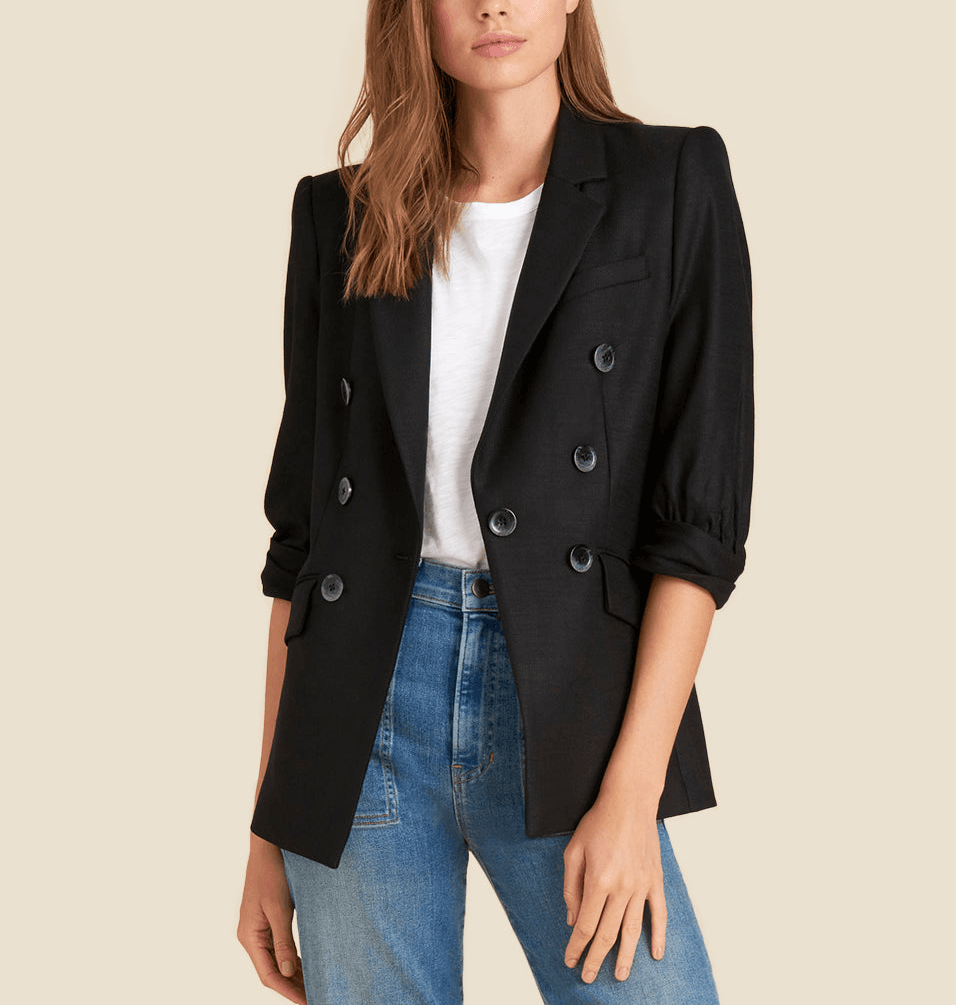 Odile Sateen-Twill Dickey Jacket - Image 1