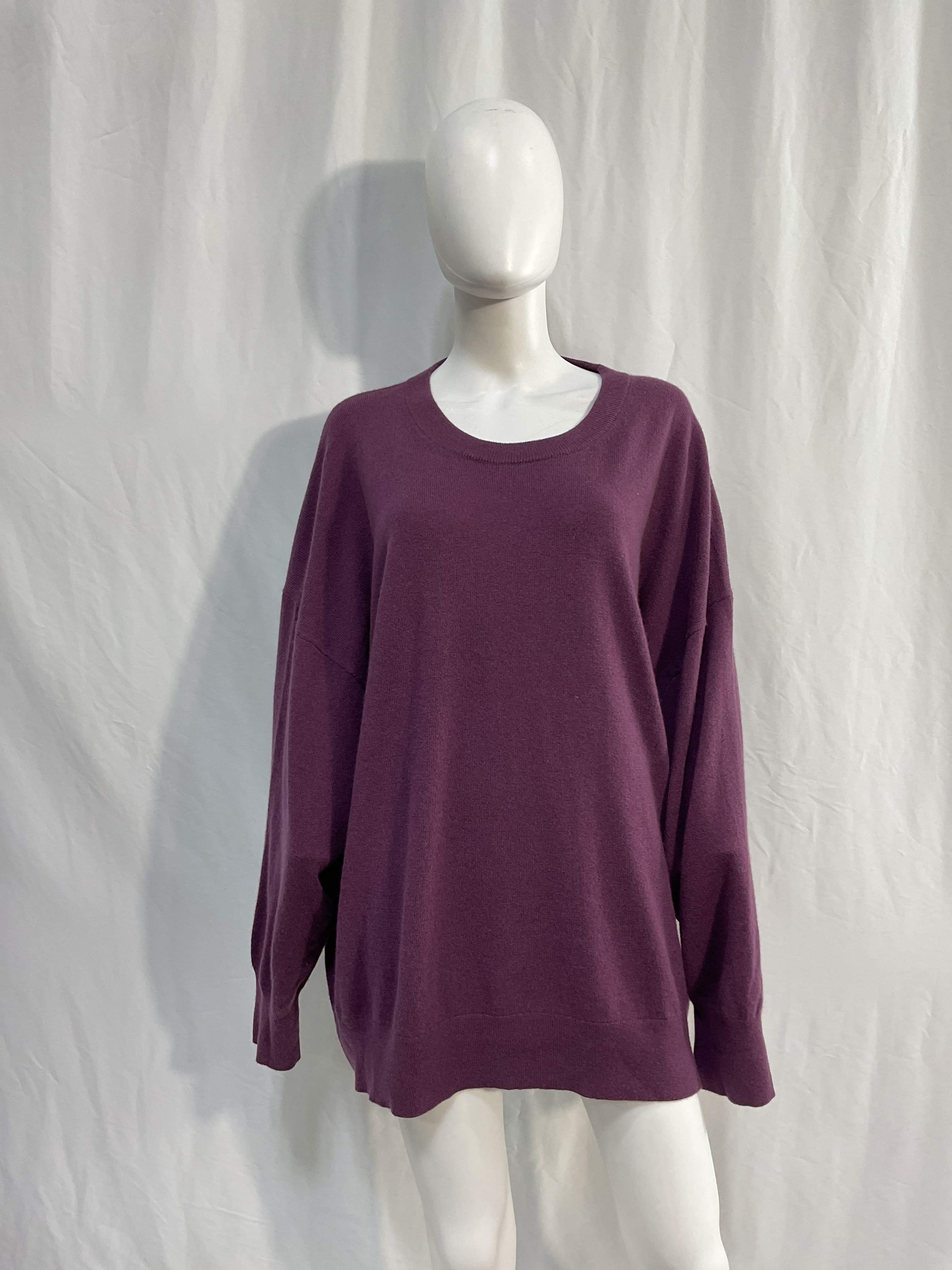 Cashmere Relaxed Crewneck Sweater - Image 2