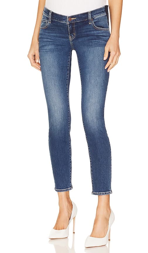 The Slim Maternity Jean In Indigo - Image 1