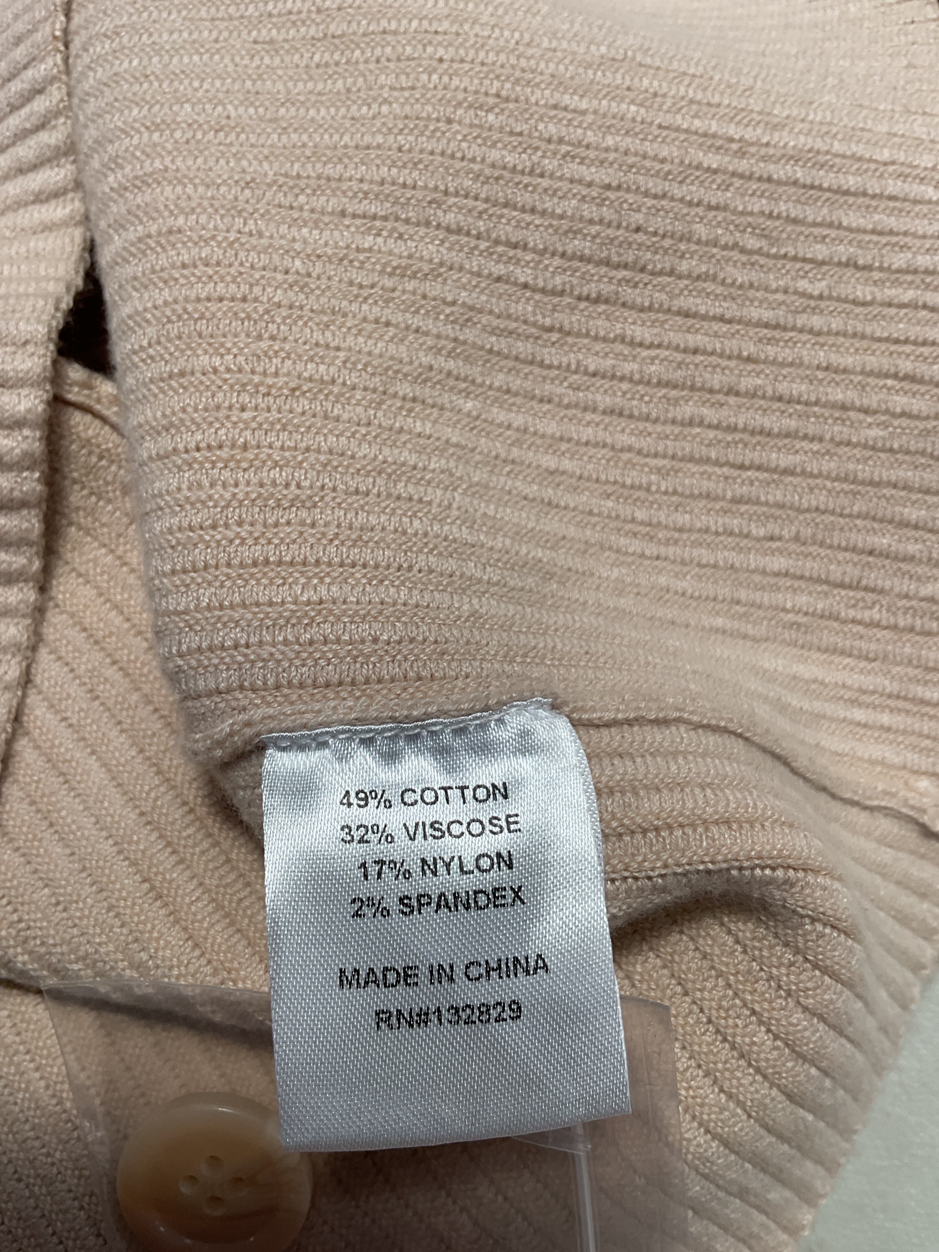 Cropped Ribbed Cardigan - Image 2